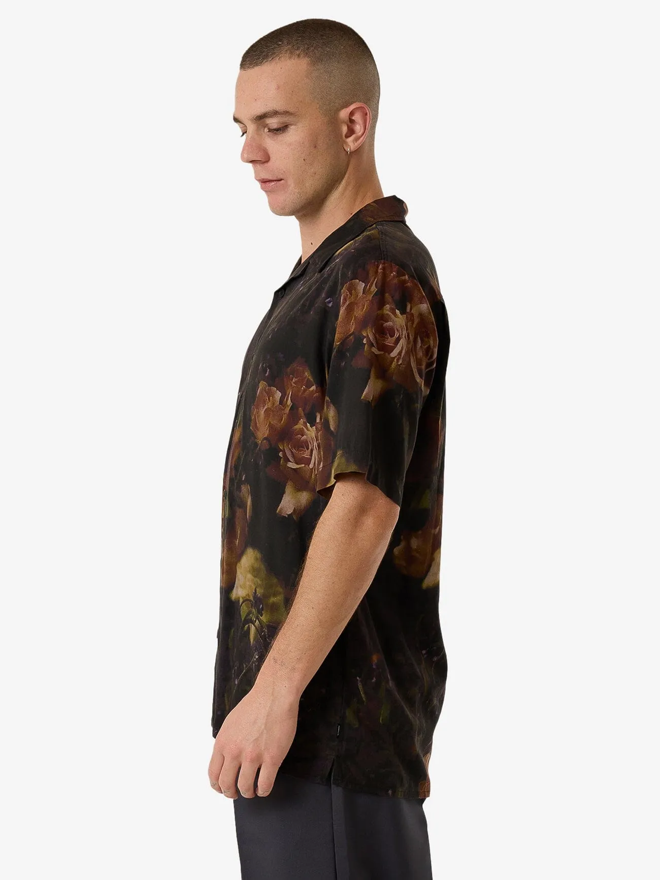 Beauty In Darkness Bowling Shirt - Mood Black