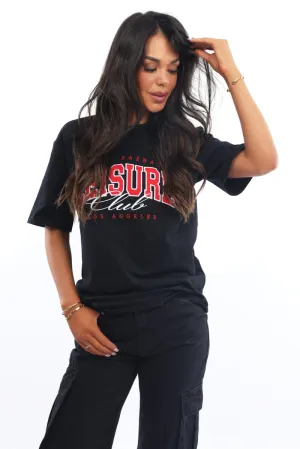 Black Graphic Tee Short Sleeve