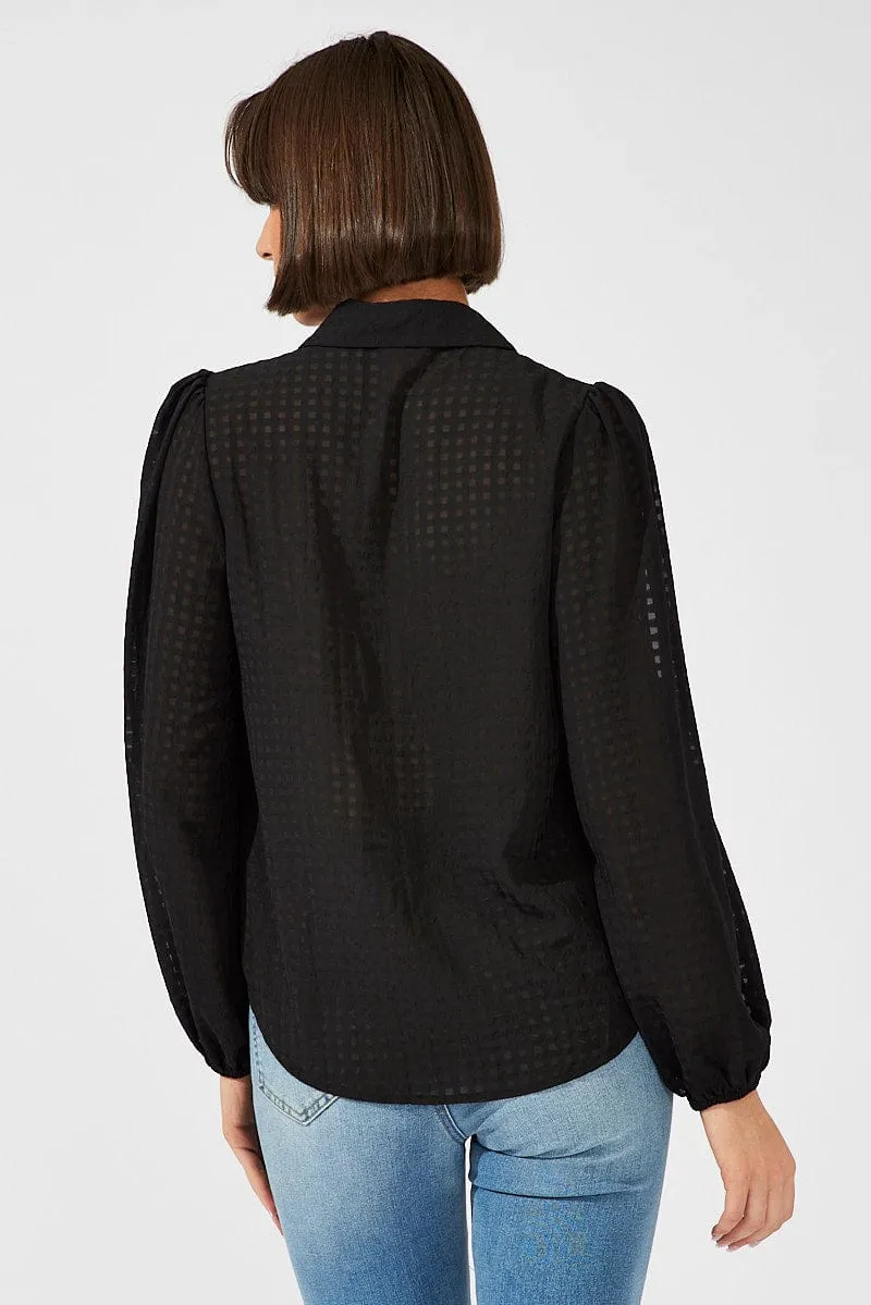Black Shirt Long Sleeve Texture