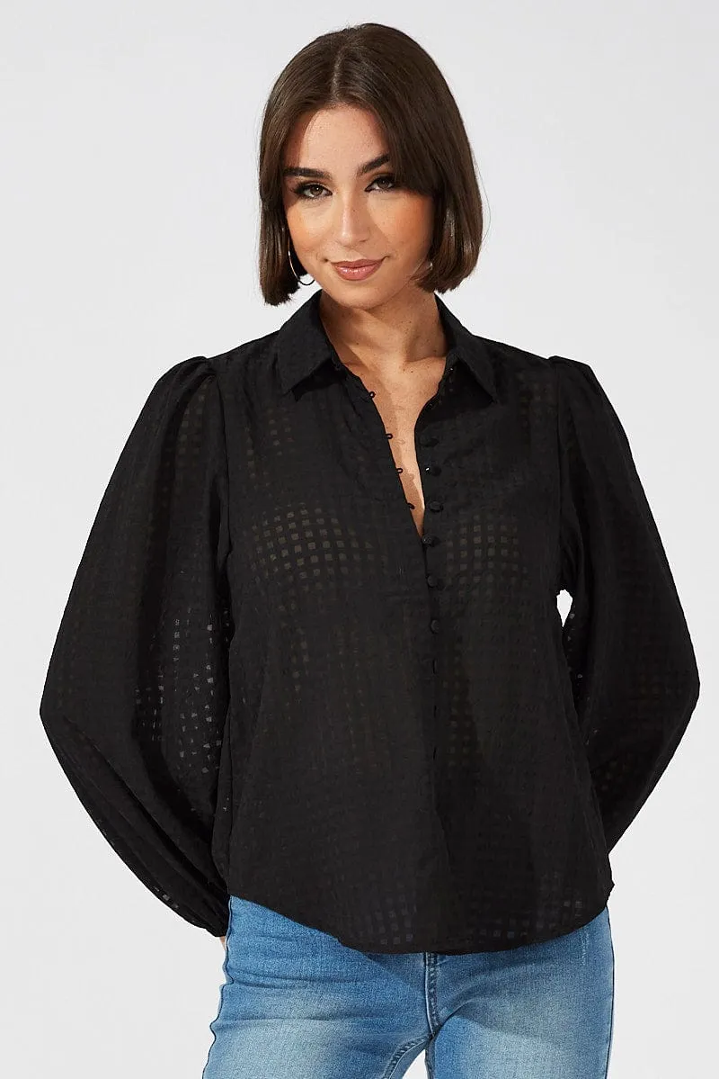 Black Shirt Long Sleeve Texture