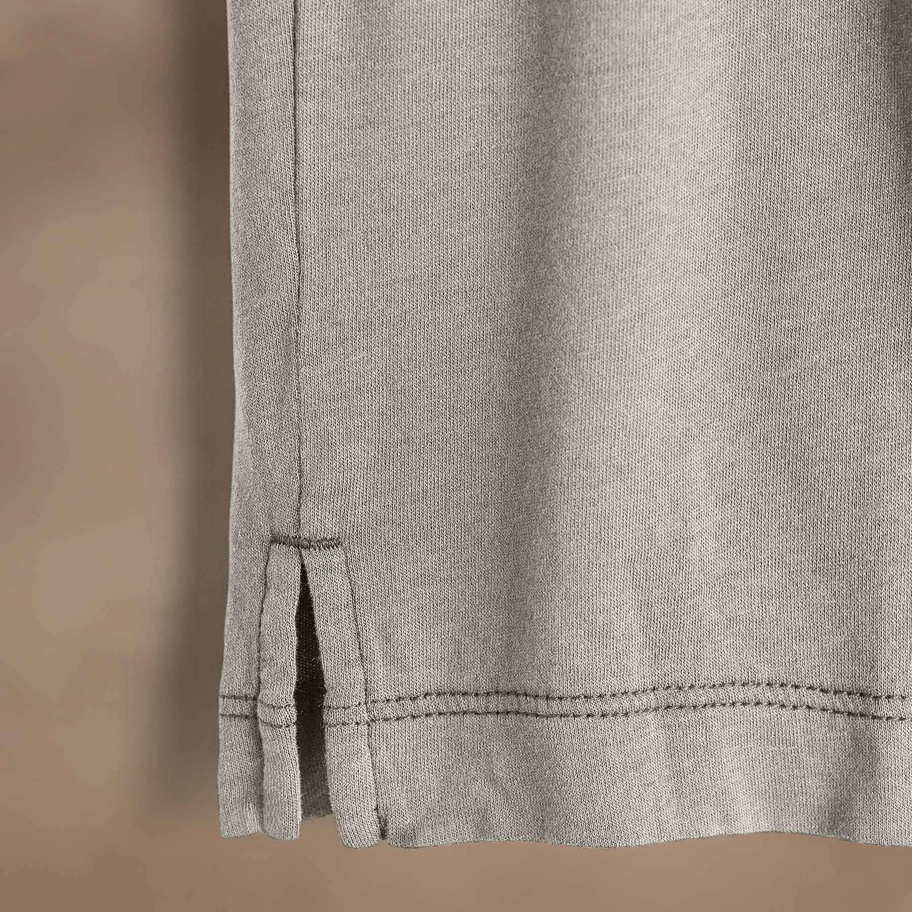Brushed Lotus Polo - Salt