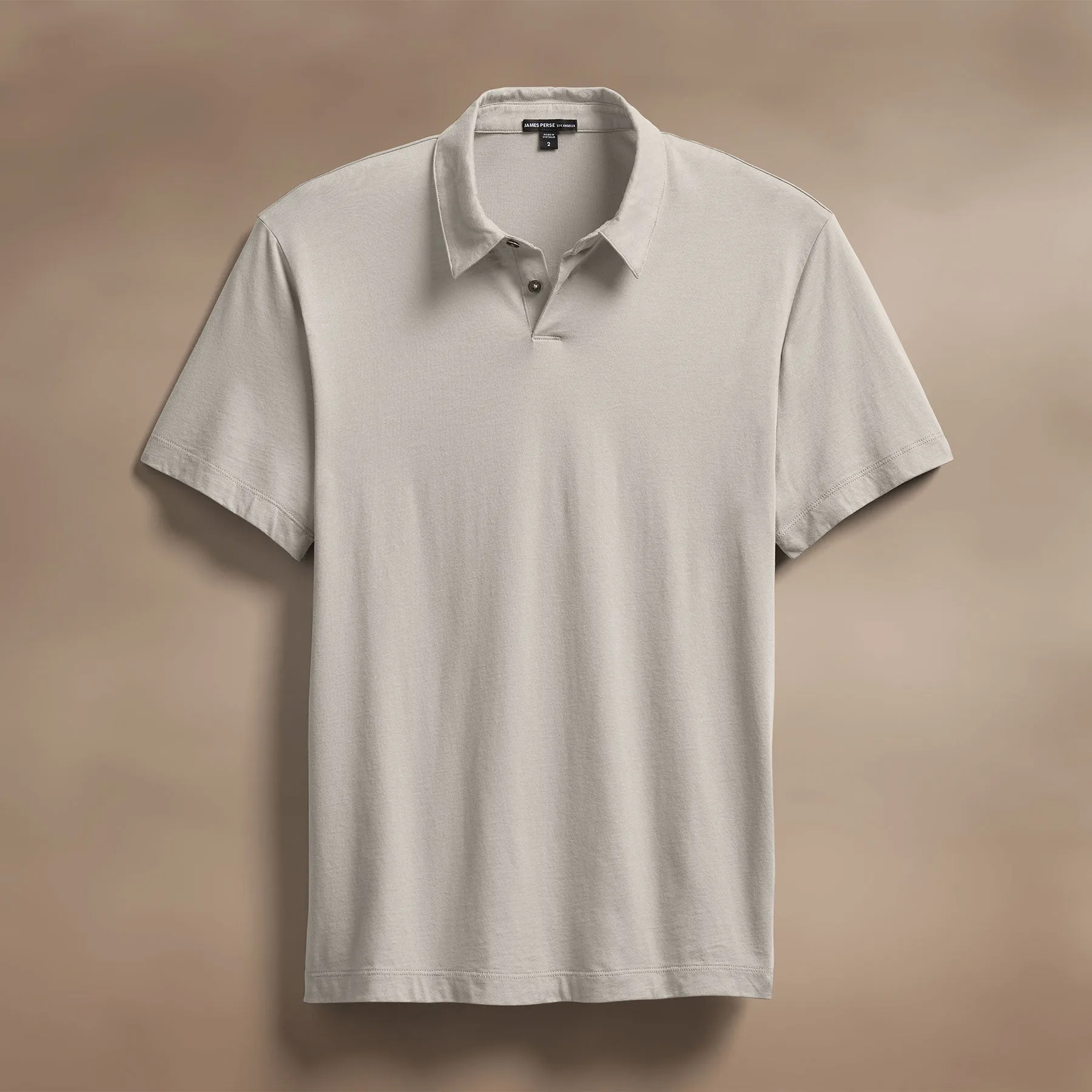 Brushed Lotus Polo - Salt