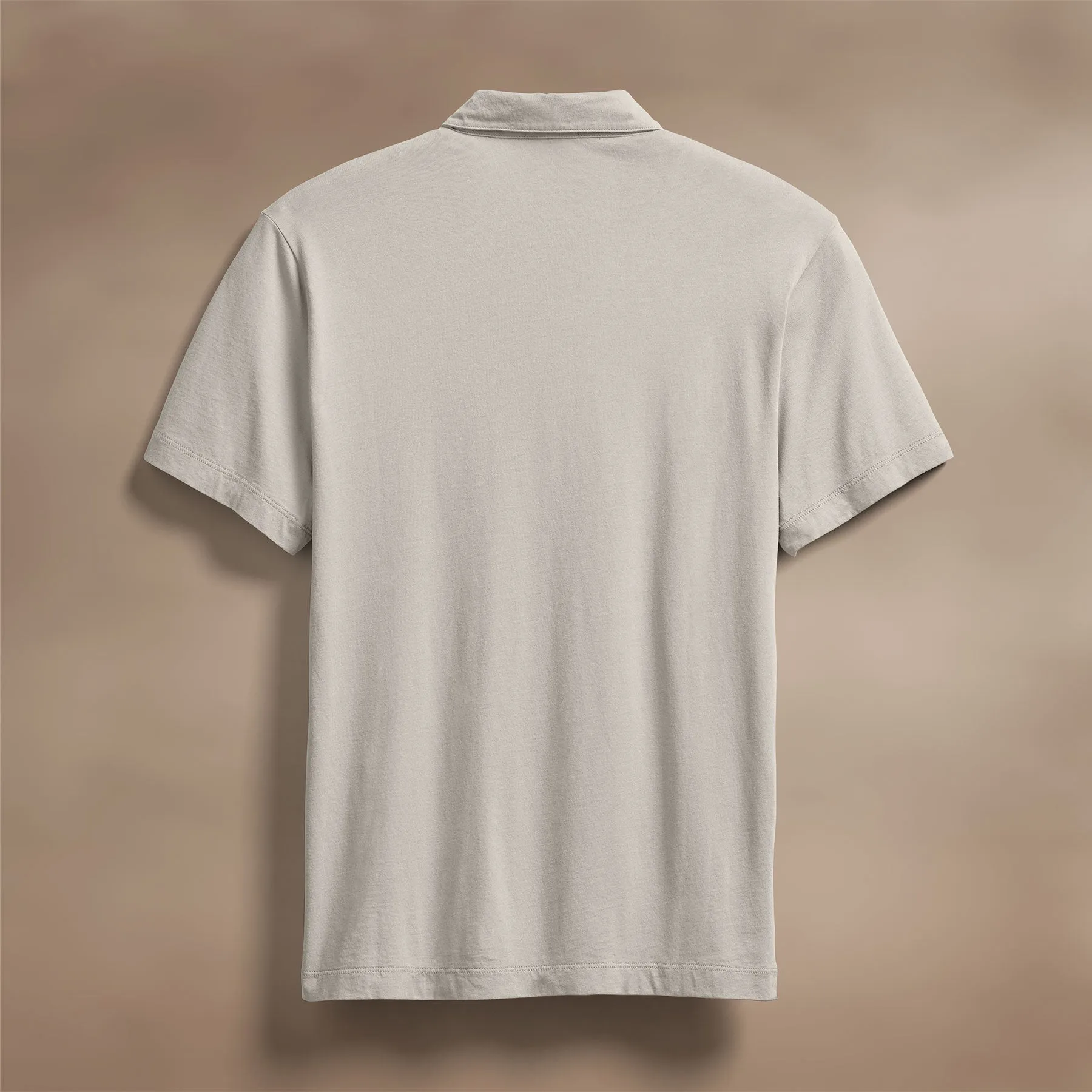Brushed Lotus Polo - Salt