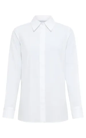Cruz Shirt in White Sea Island Cotton