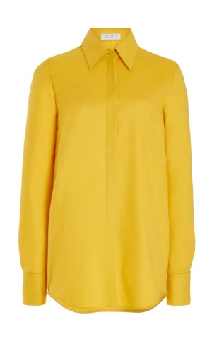 Etlin Shirt in Golden Birch Superfine Wool