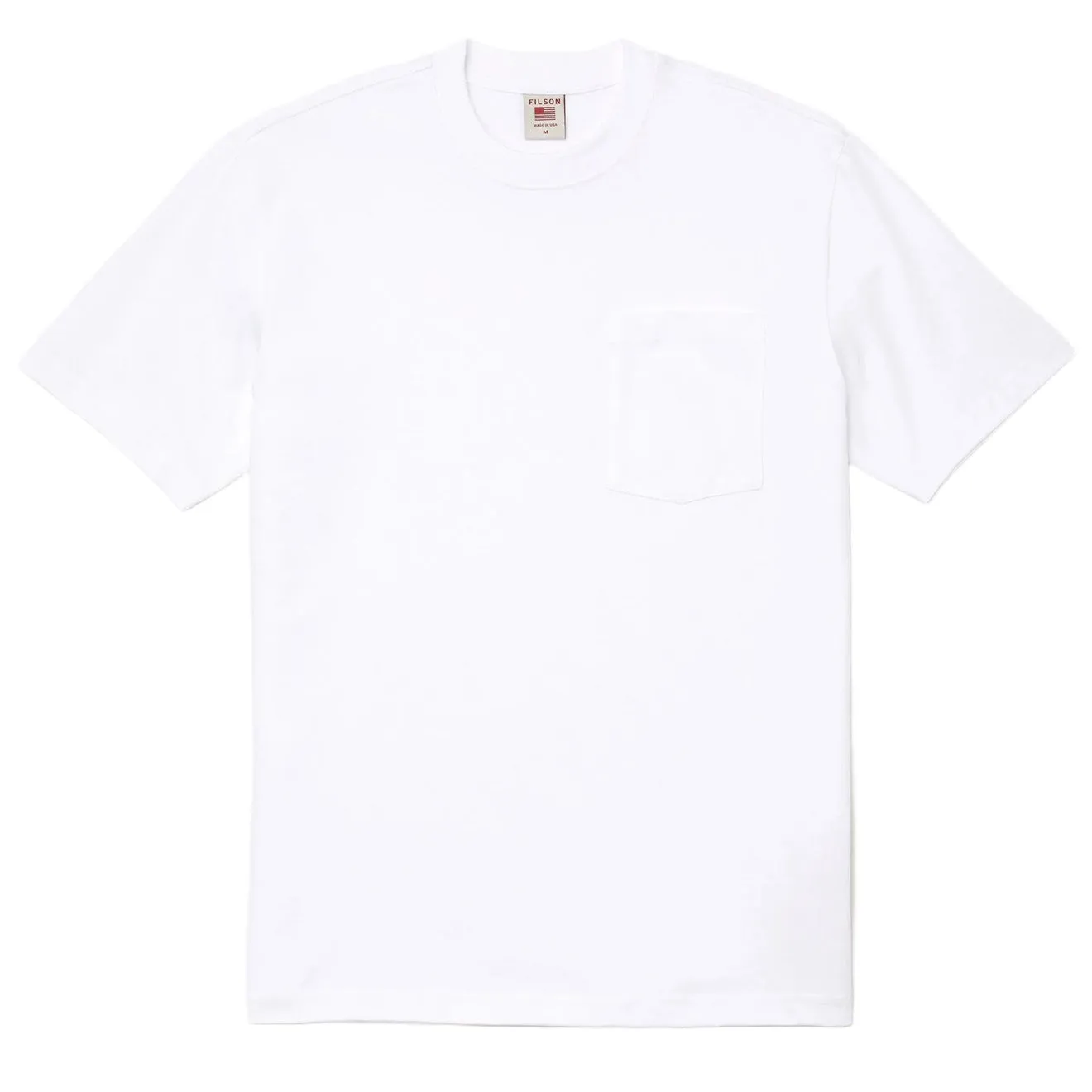 Filson S/S Pioneer Solid One Pocket Bright White