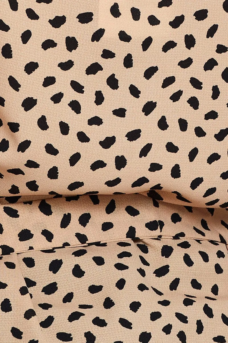 Geo Print Short Sleeve Geo Print Top