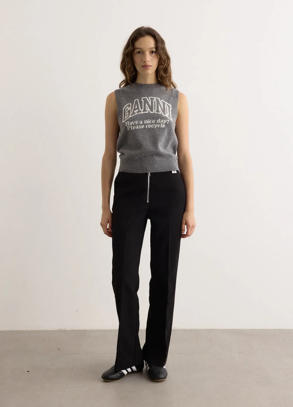 Graphic Wool Vest