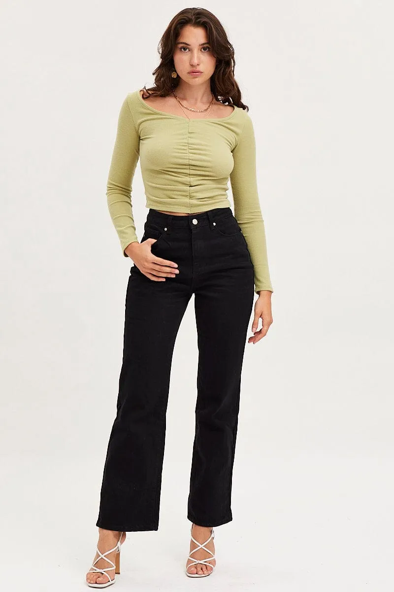 Green T Shirt Long Sleeve