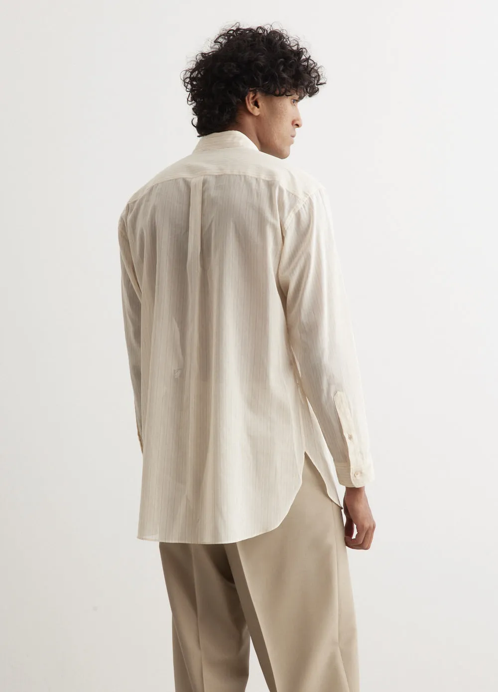 Hard Twist Finx Organdy Stripe Shirt