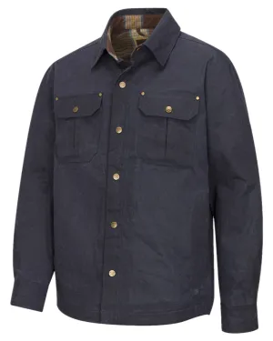 Hoggs of Fife Mens Huntly Waxed Canvas Utility Overshirt