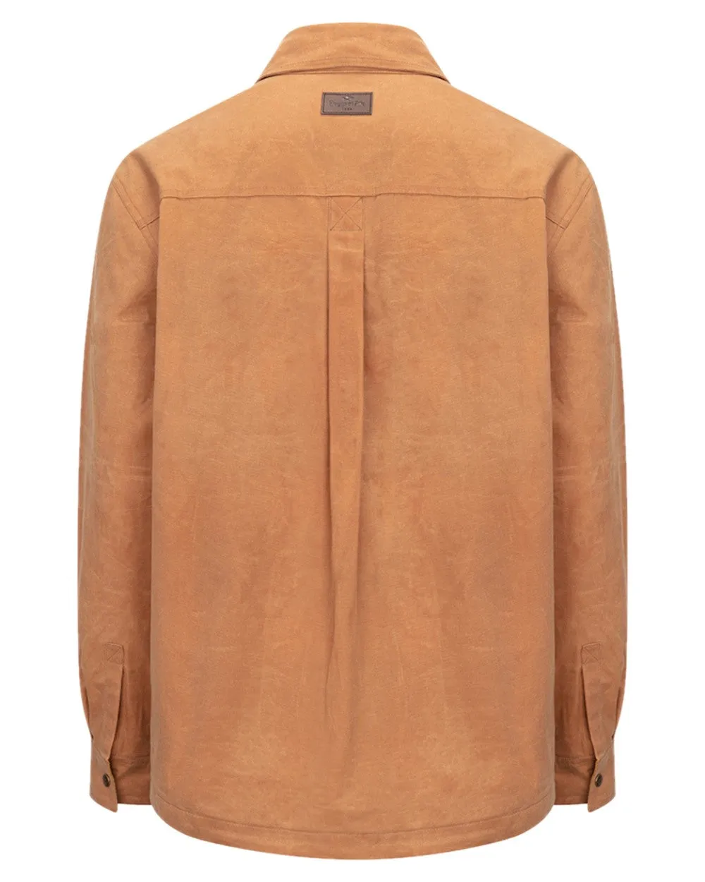 Hoggs of Fife Mens Huntly Waxed Canvas Utility Overshirt