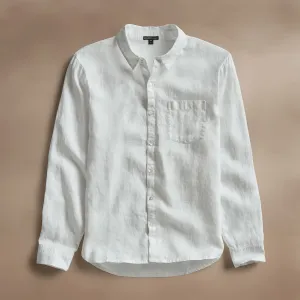 Lightweight Linen Shirt - White