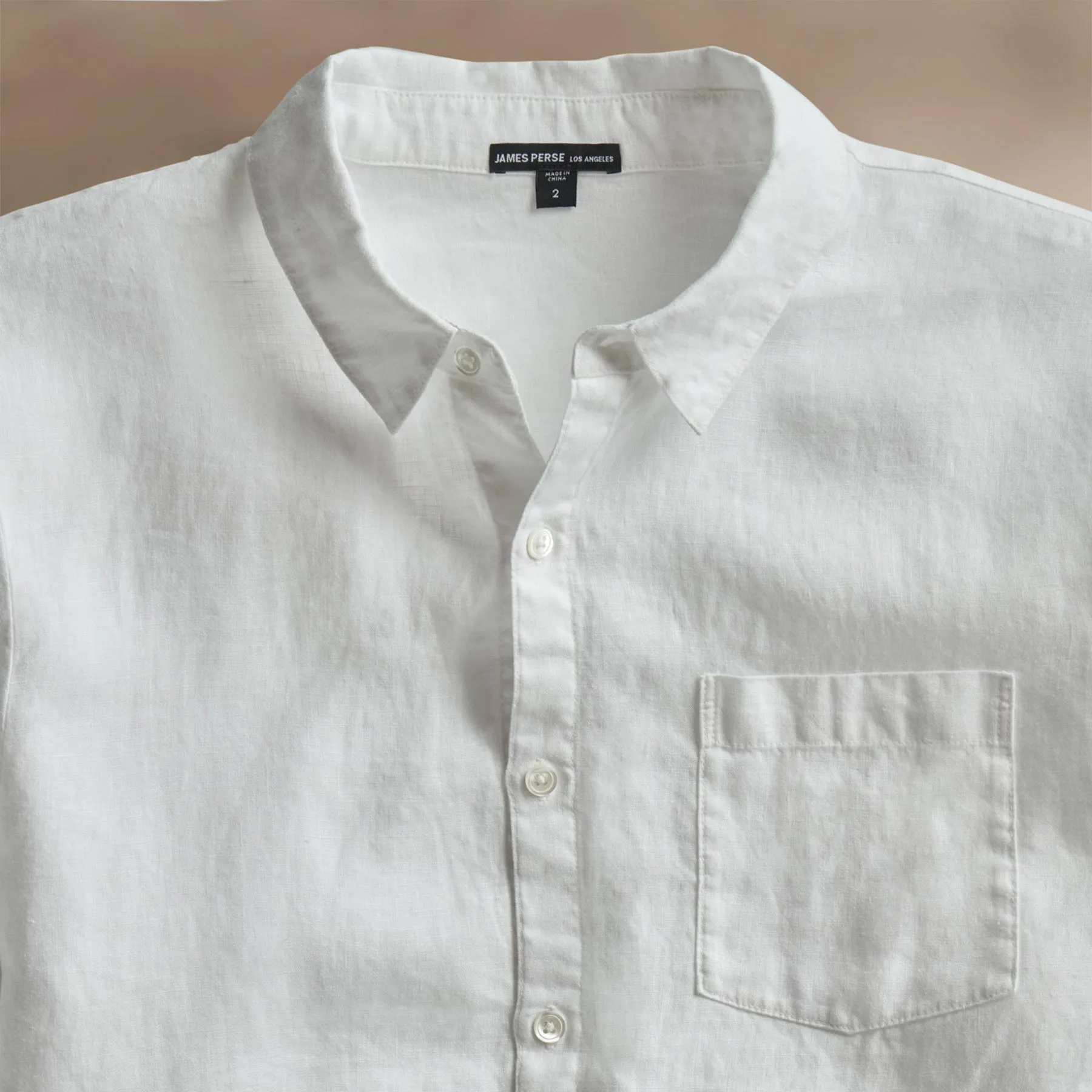Lightweight Linen Shirt - White