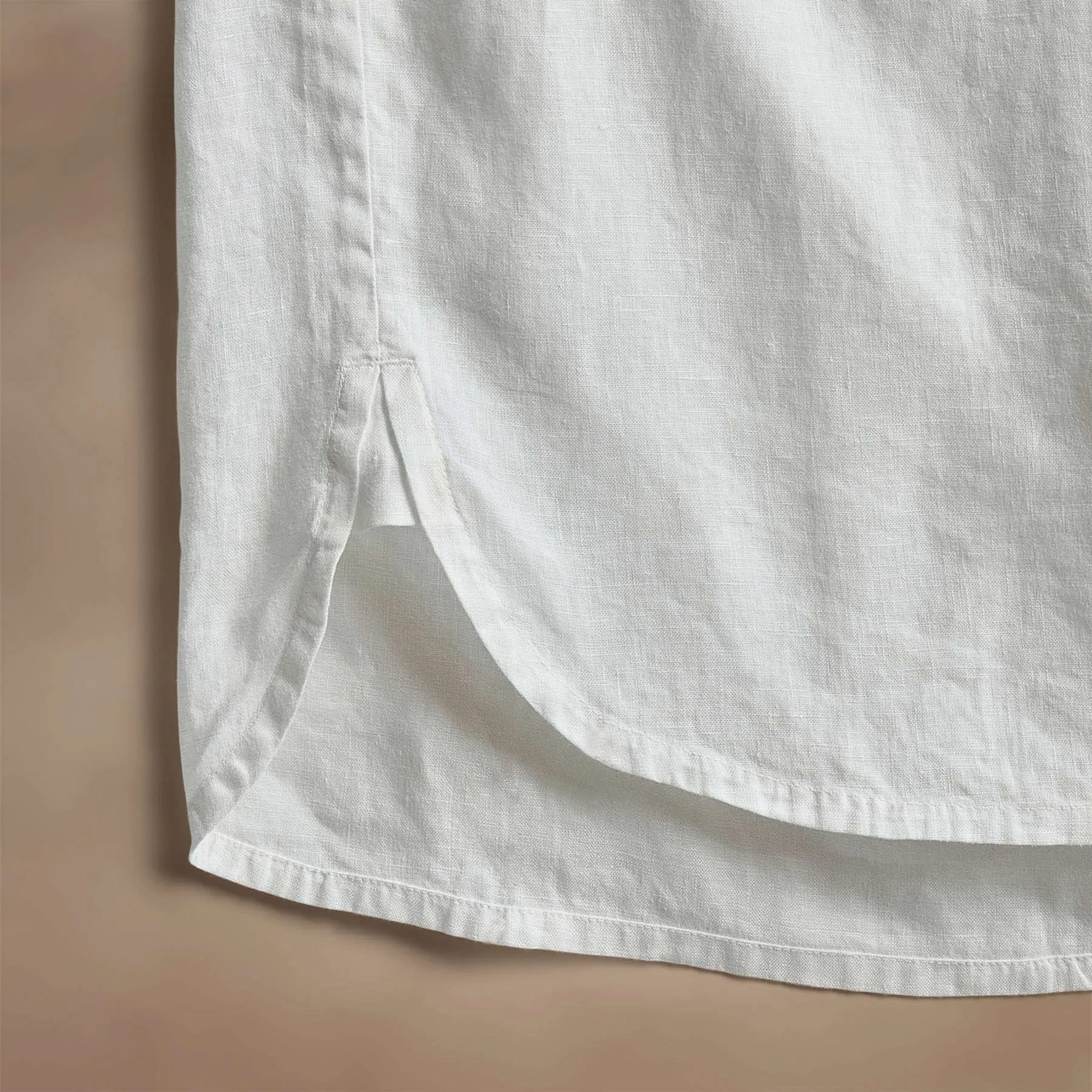 Lightweight Linen Shirt - White