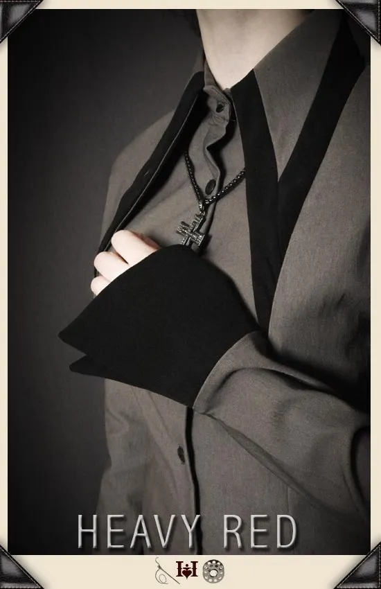 Lust of Melancholia Grey Dress Shirt