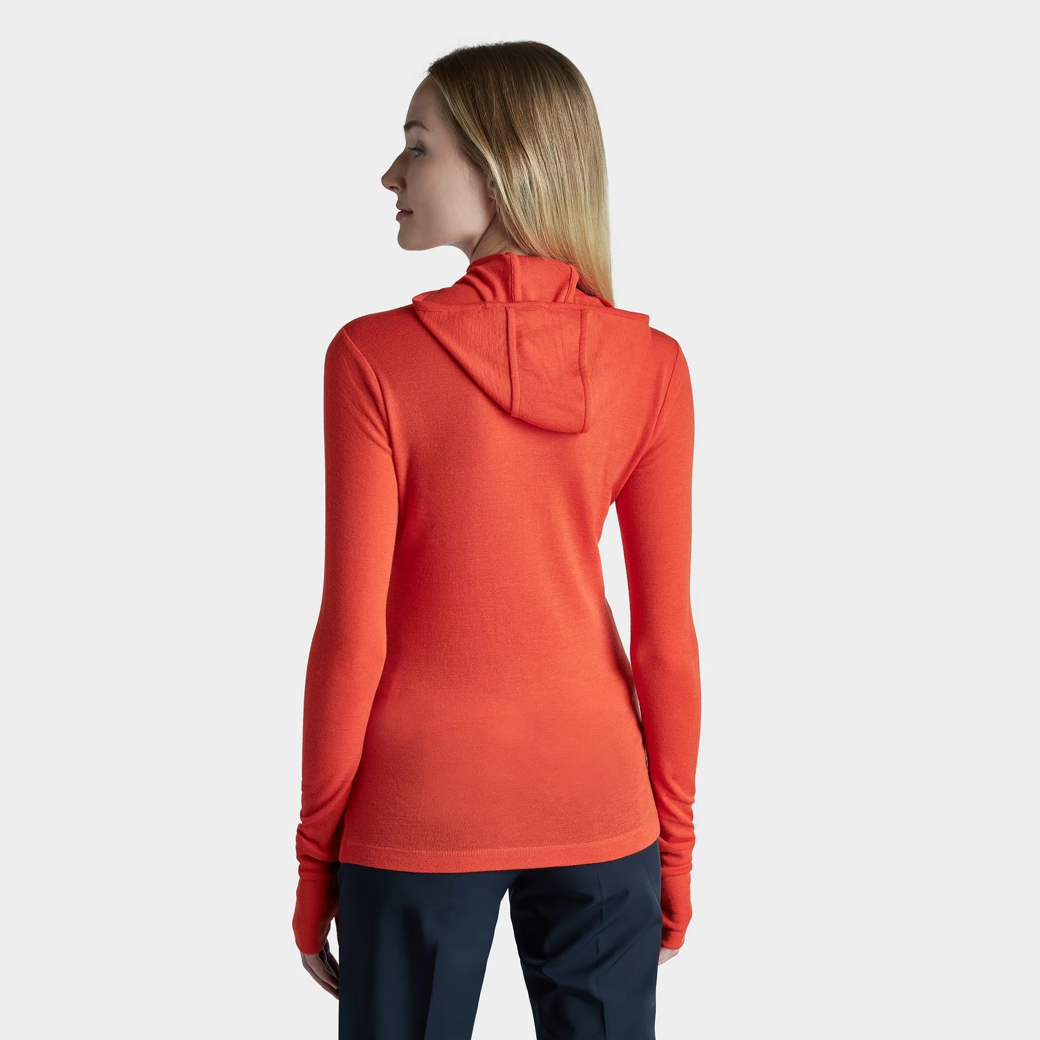Merino Rib Hooded Shirt
