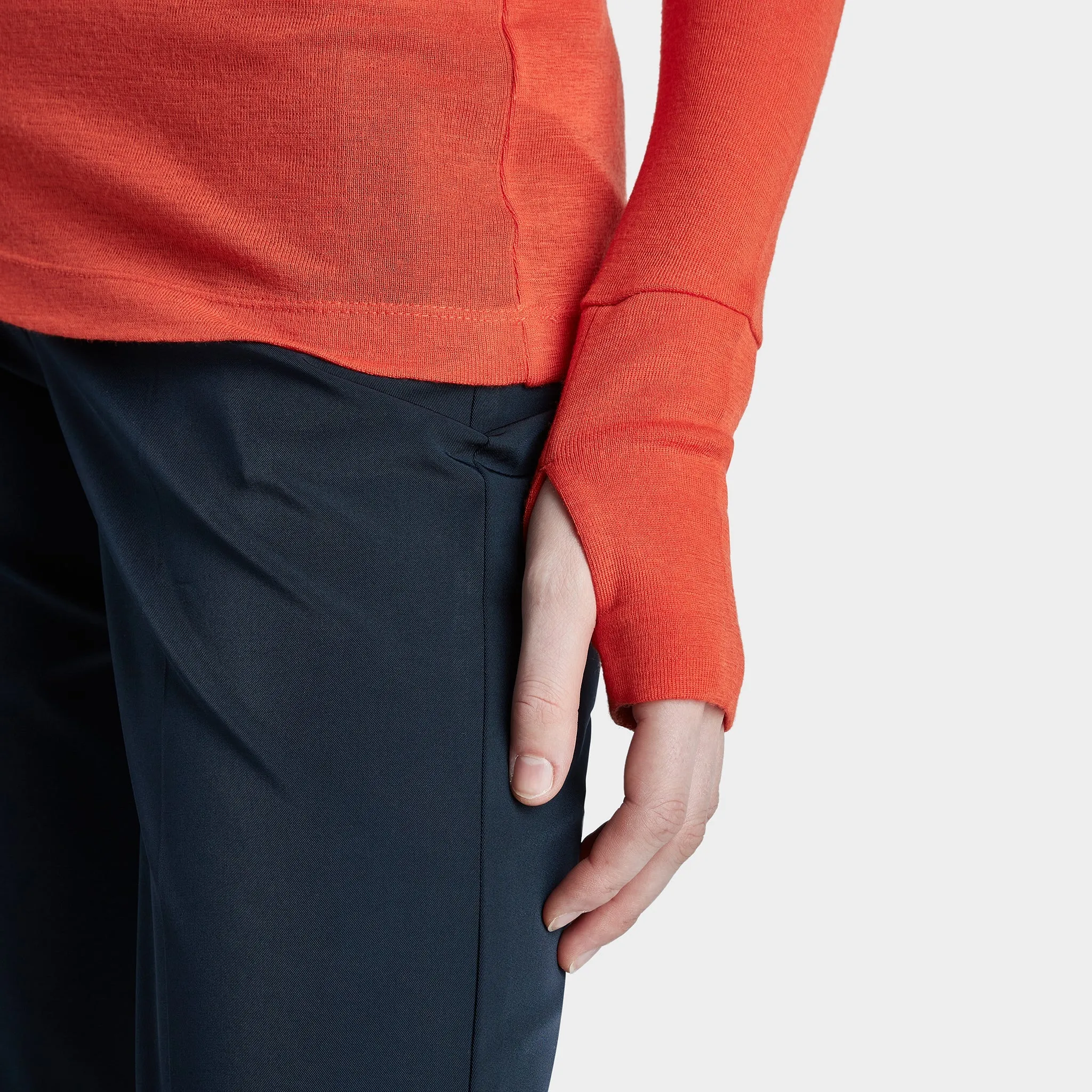 Merino Rib Hooded Shirt