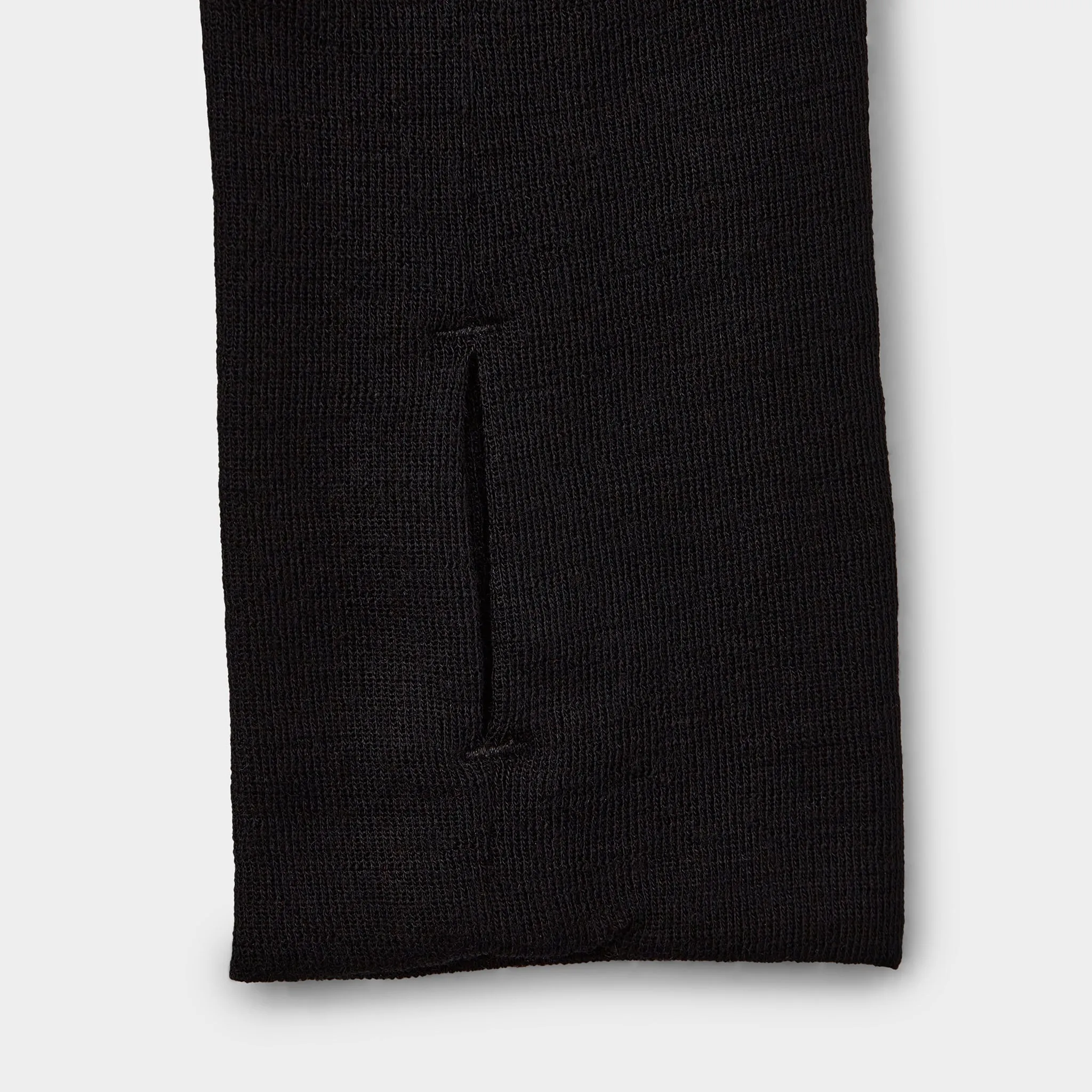 Merino Rib Hooded Shirt