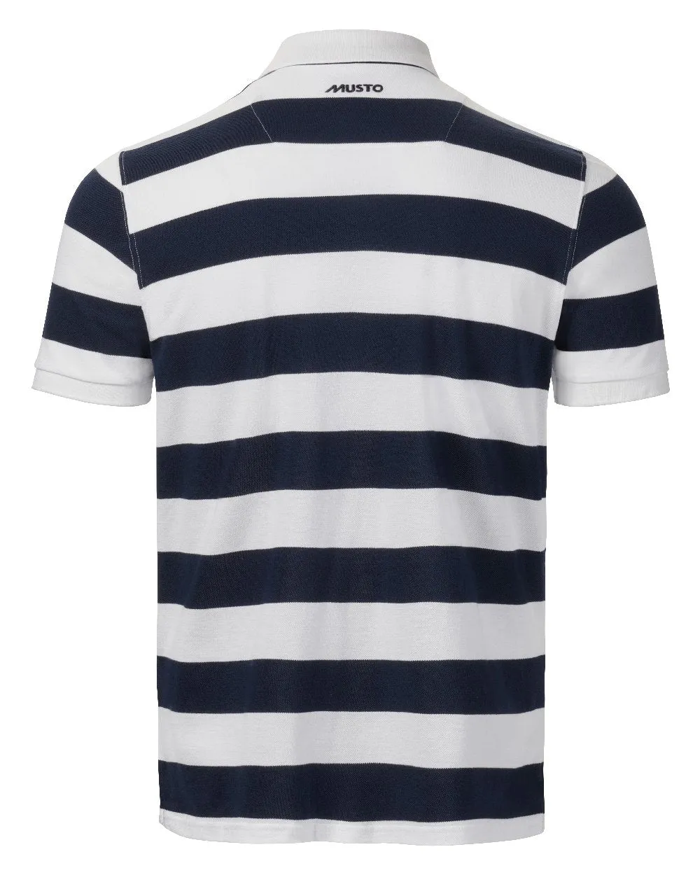 Musto Mens Original Striped Short Sleeve Polo Shirt