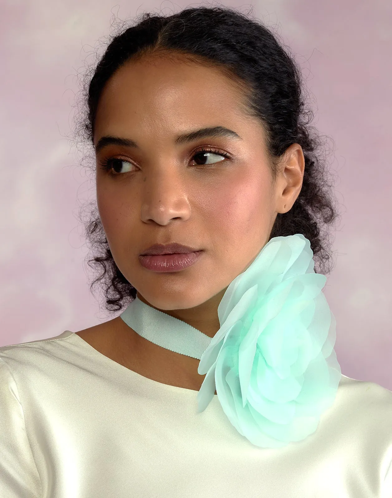 Organza Flower Ties