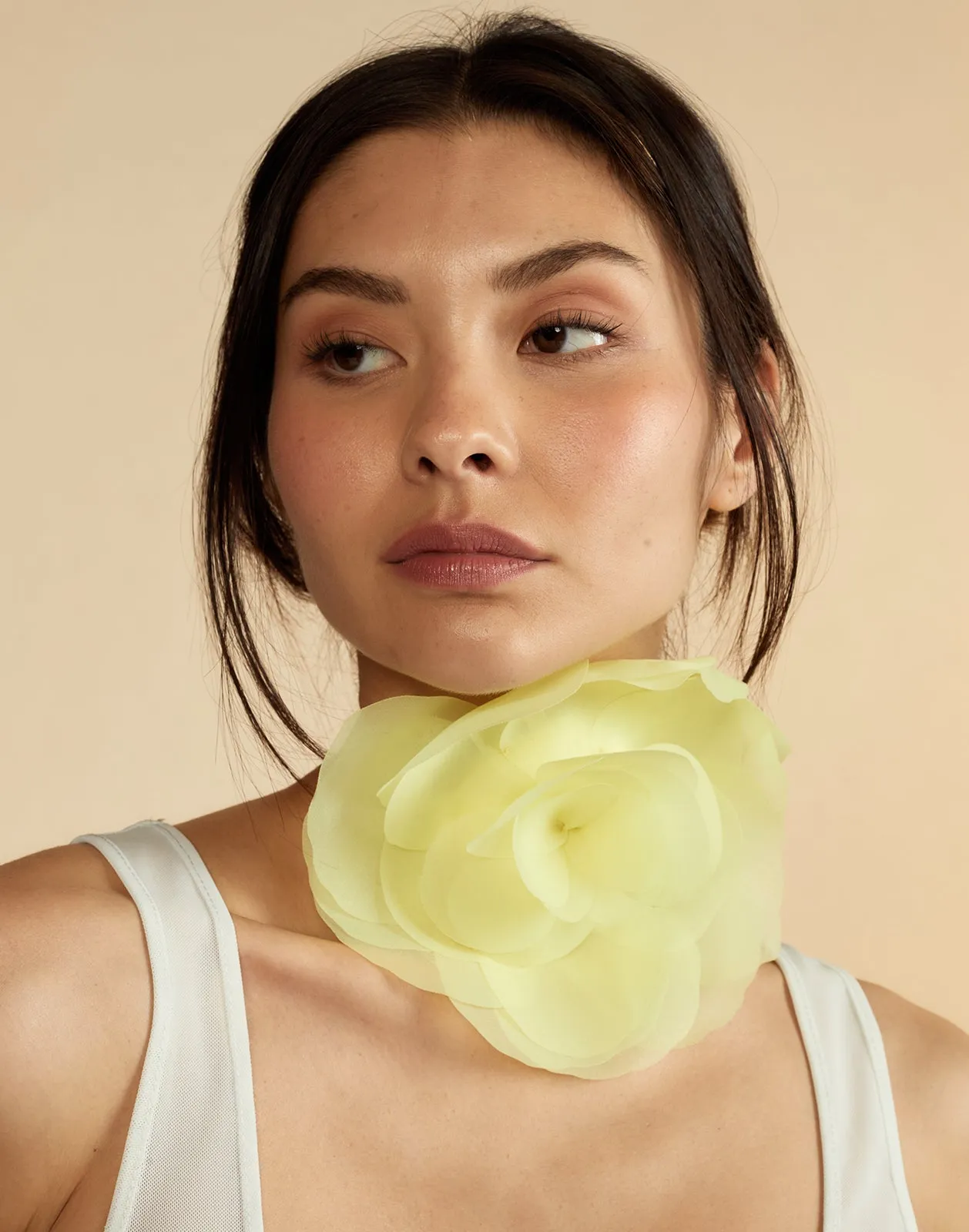 Organza Flower Ties