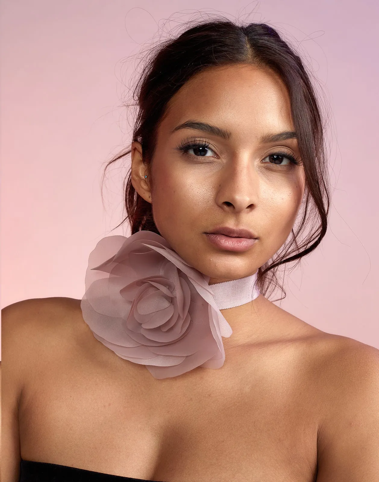 Organza Flower Ties