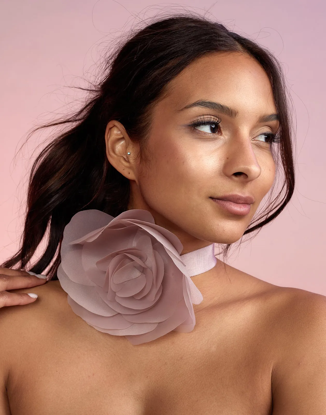 Organza Flower Ties