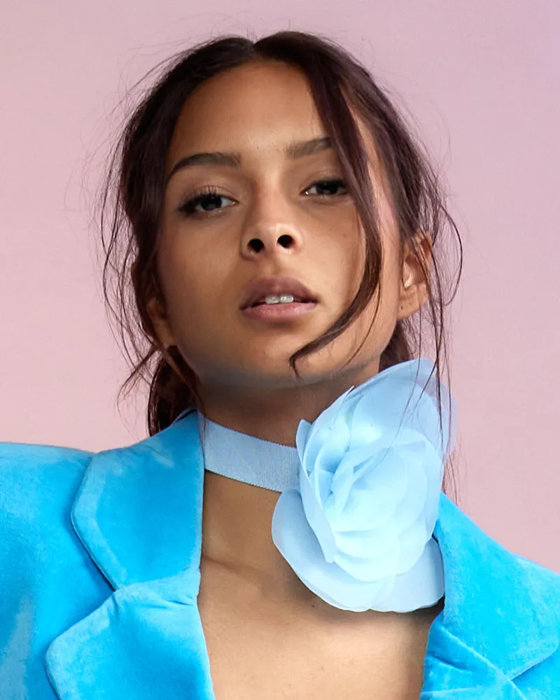 Organza Flower Ties