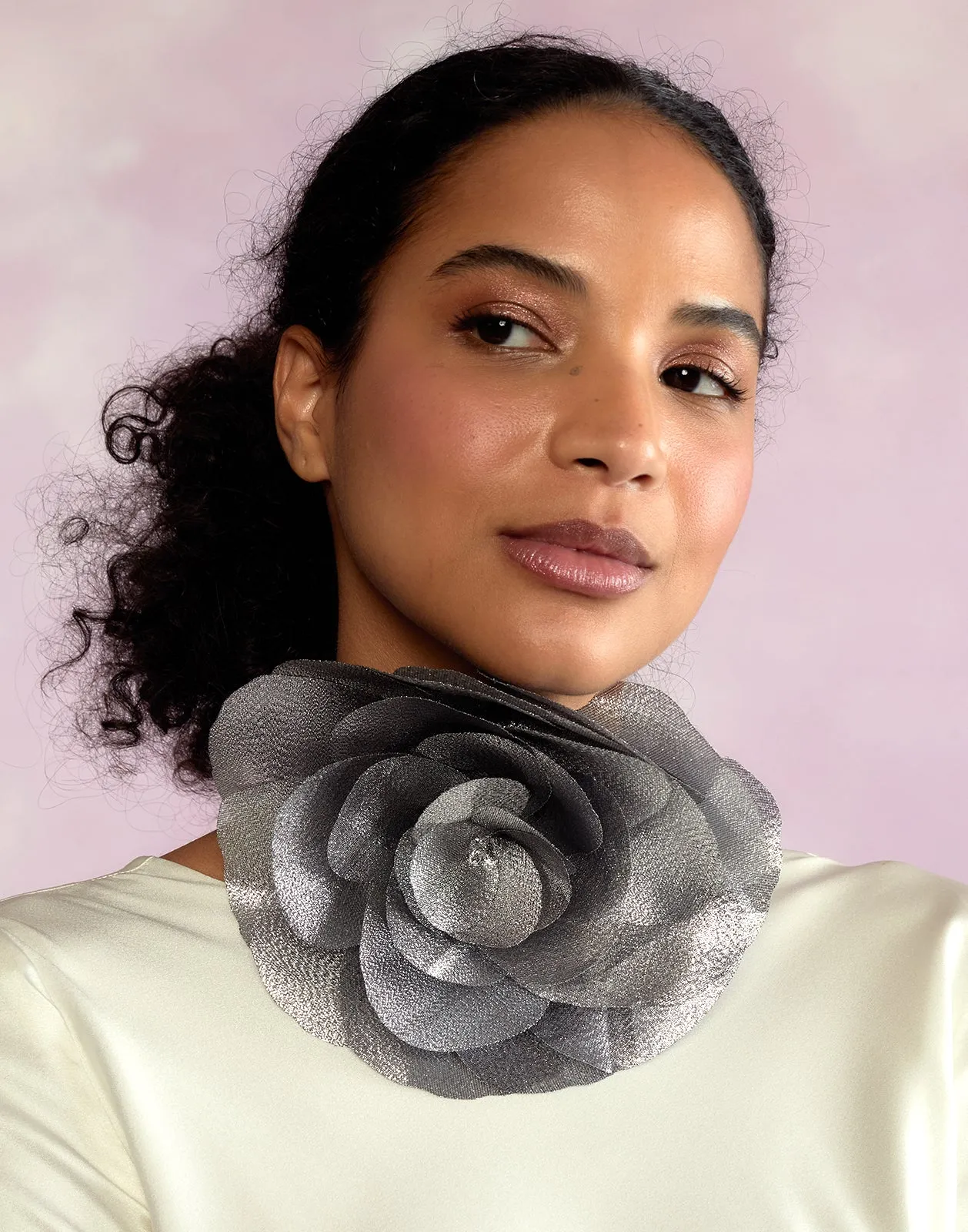Organza Flower Ties