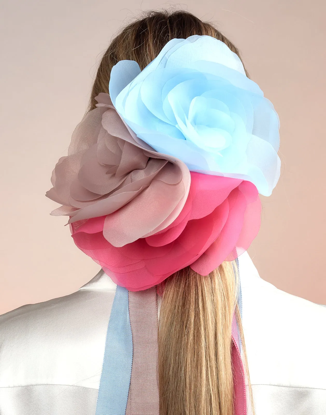 Organza Flower Ties