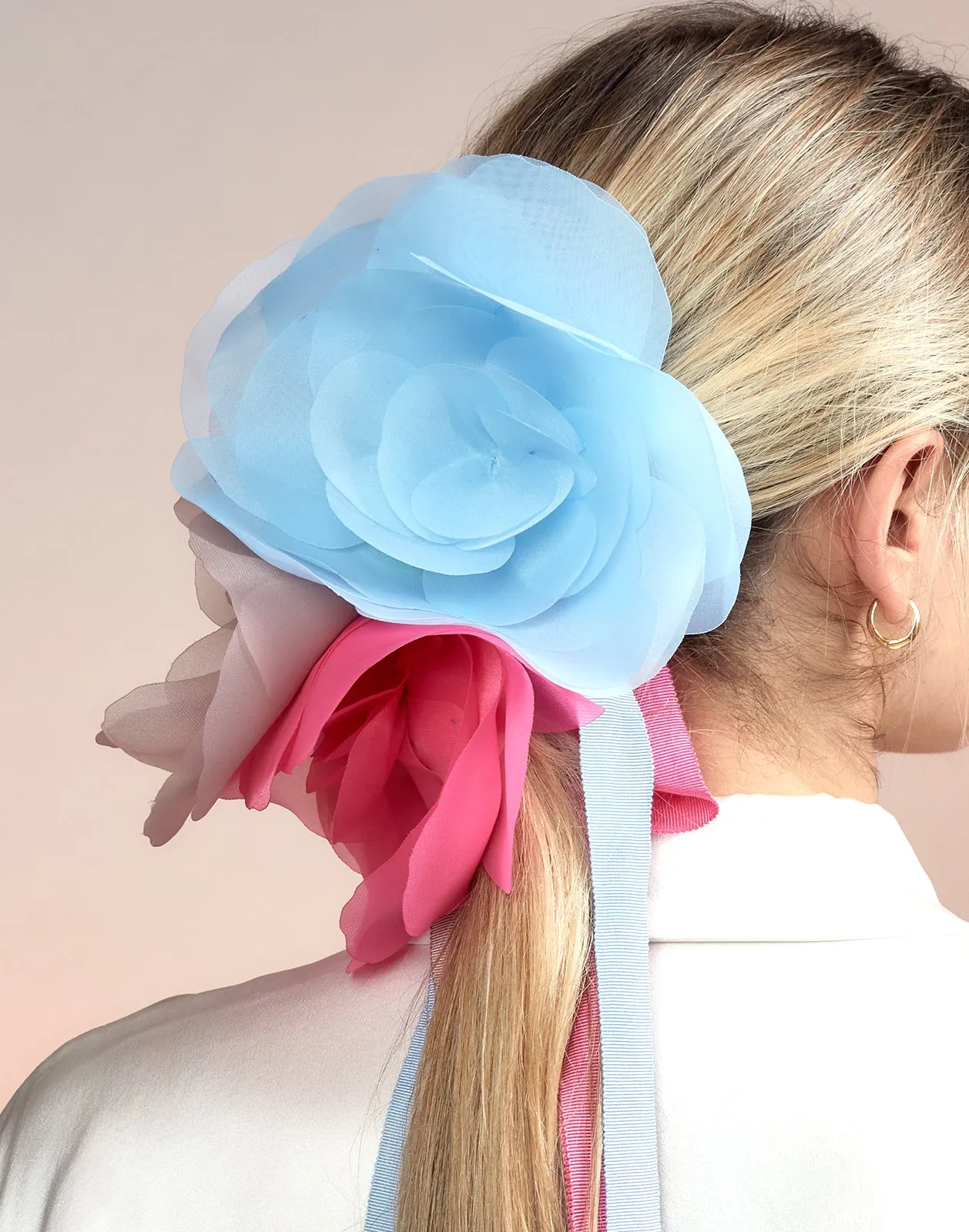 Organza Flower Ties