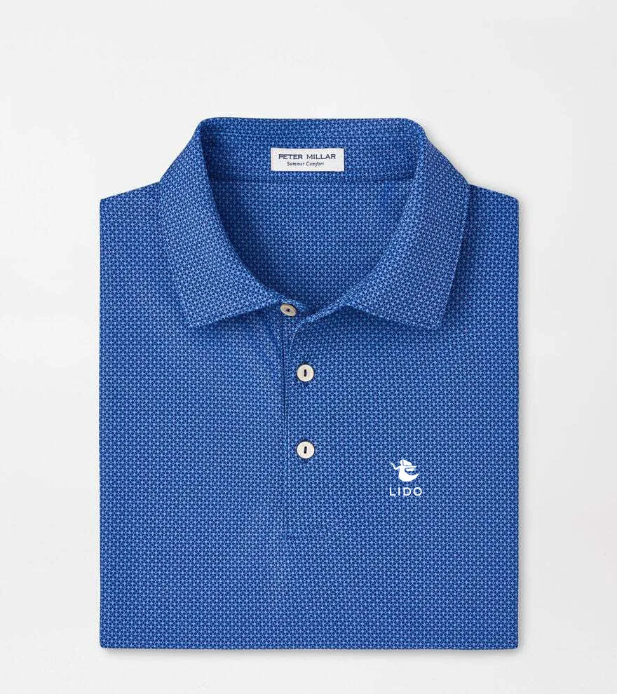 Peter Millar Cumberland Geo Mesh Performance Polo
