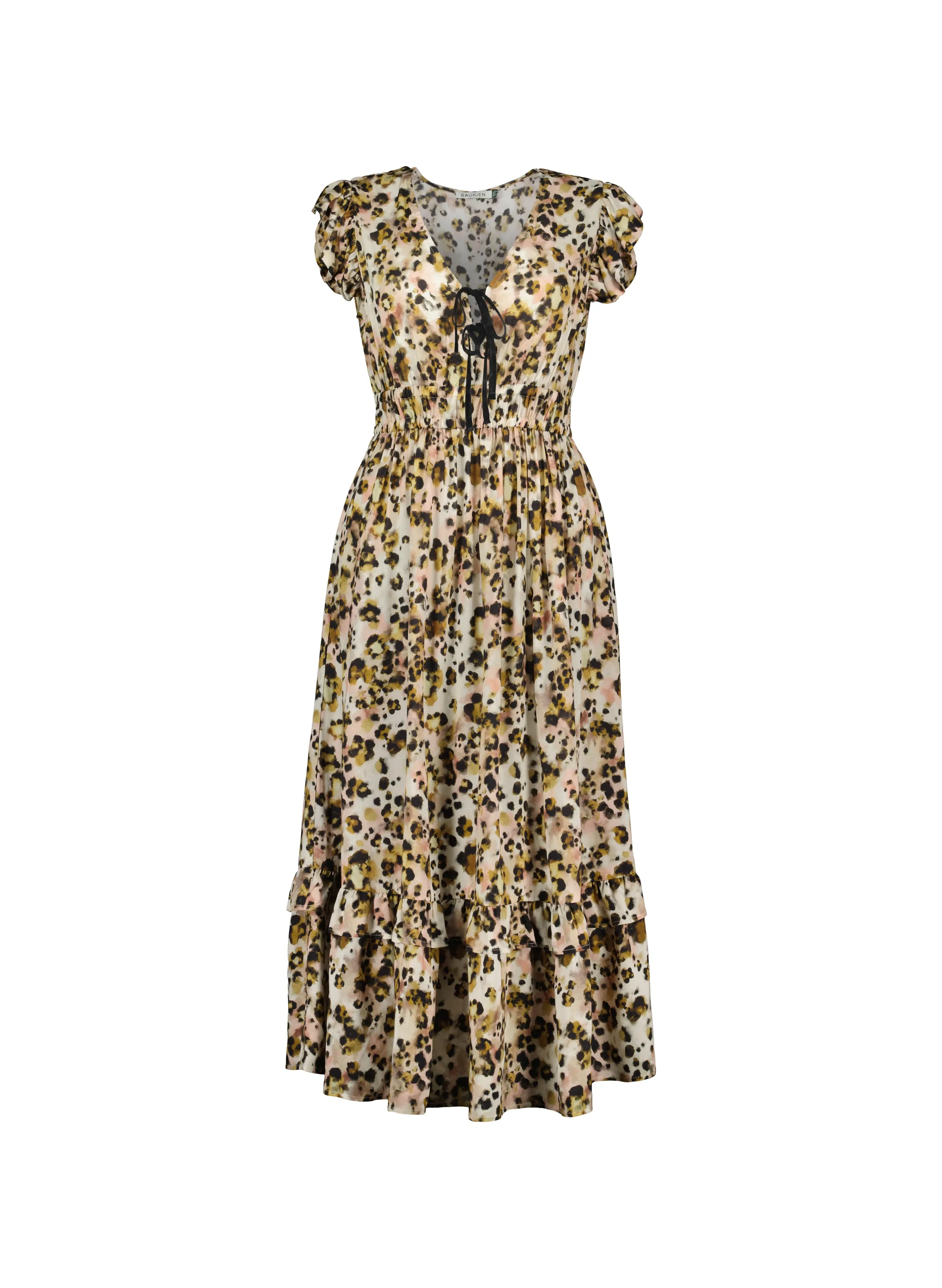 Philippine Printed Tie Detail Dress
