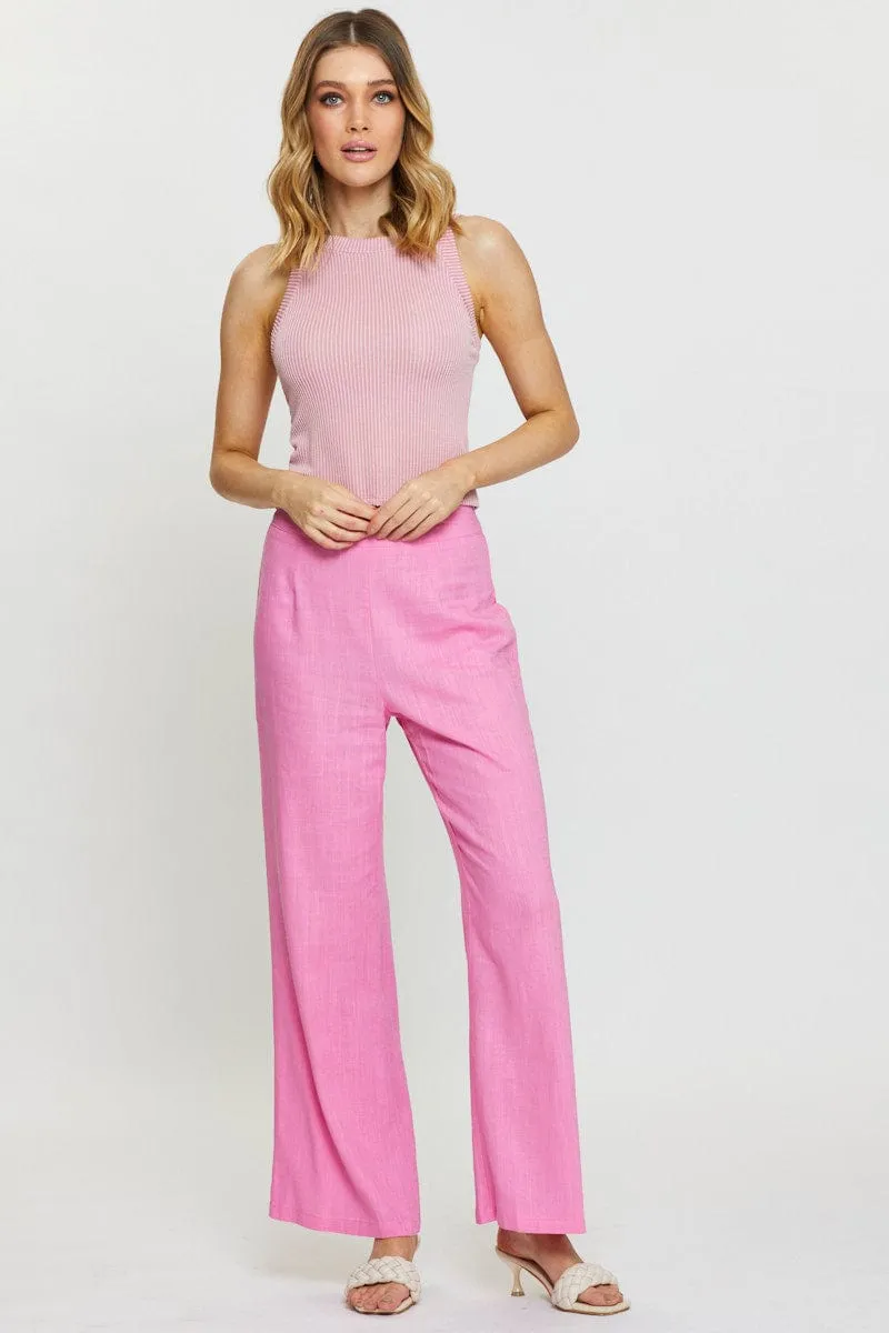 Pink Singlet Top