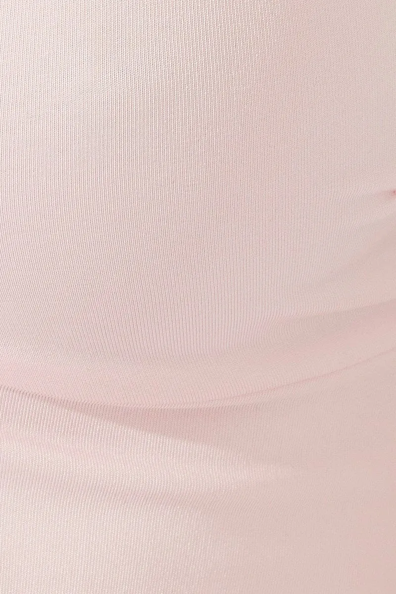 Pink Tie Top Singlet