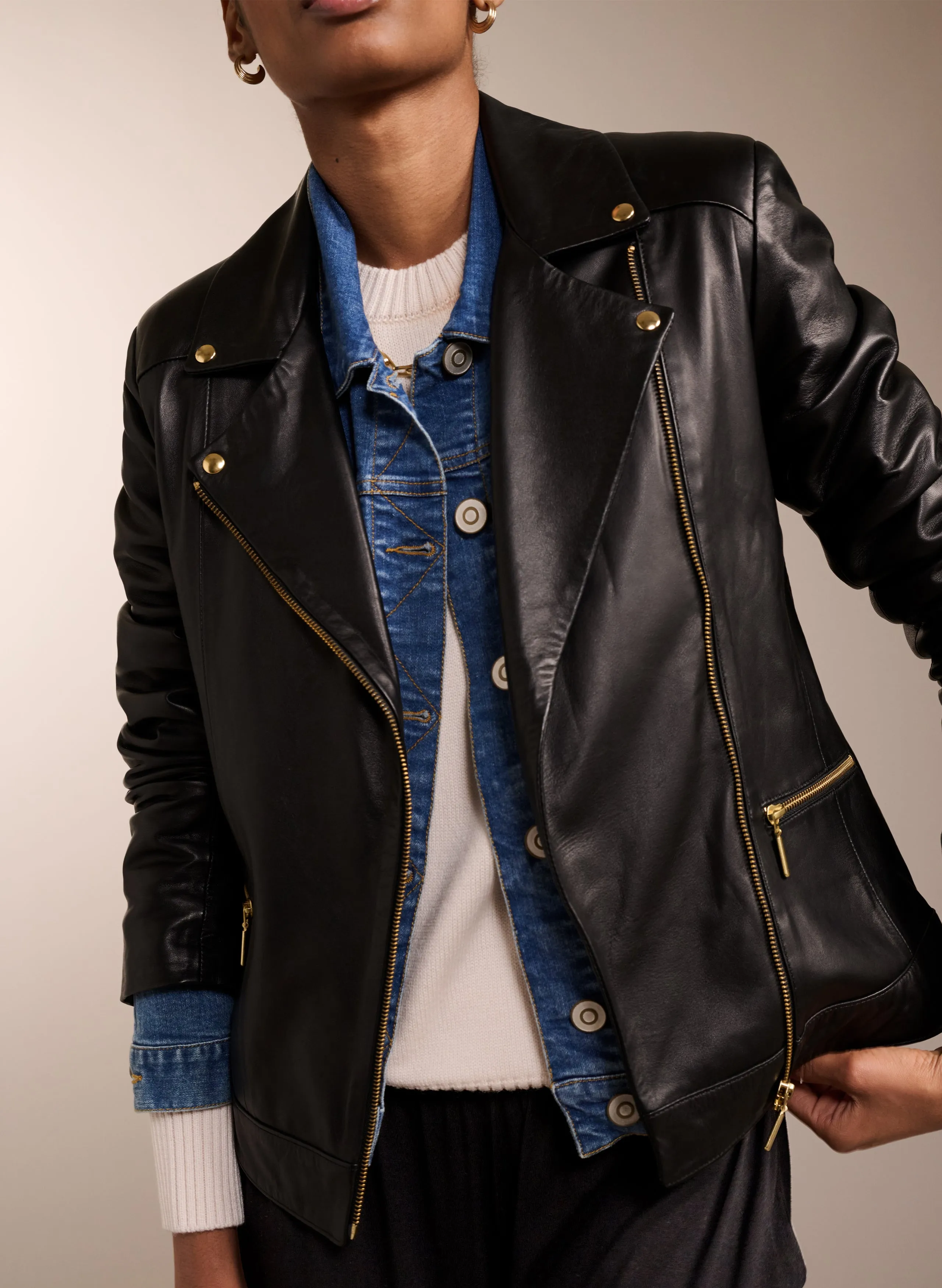 RENT - Kara Leather Jacket