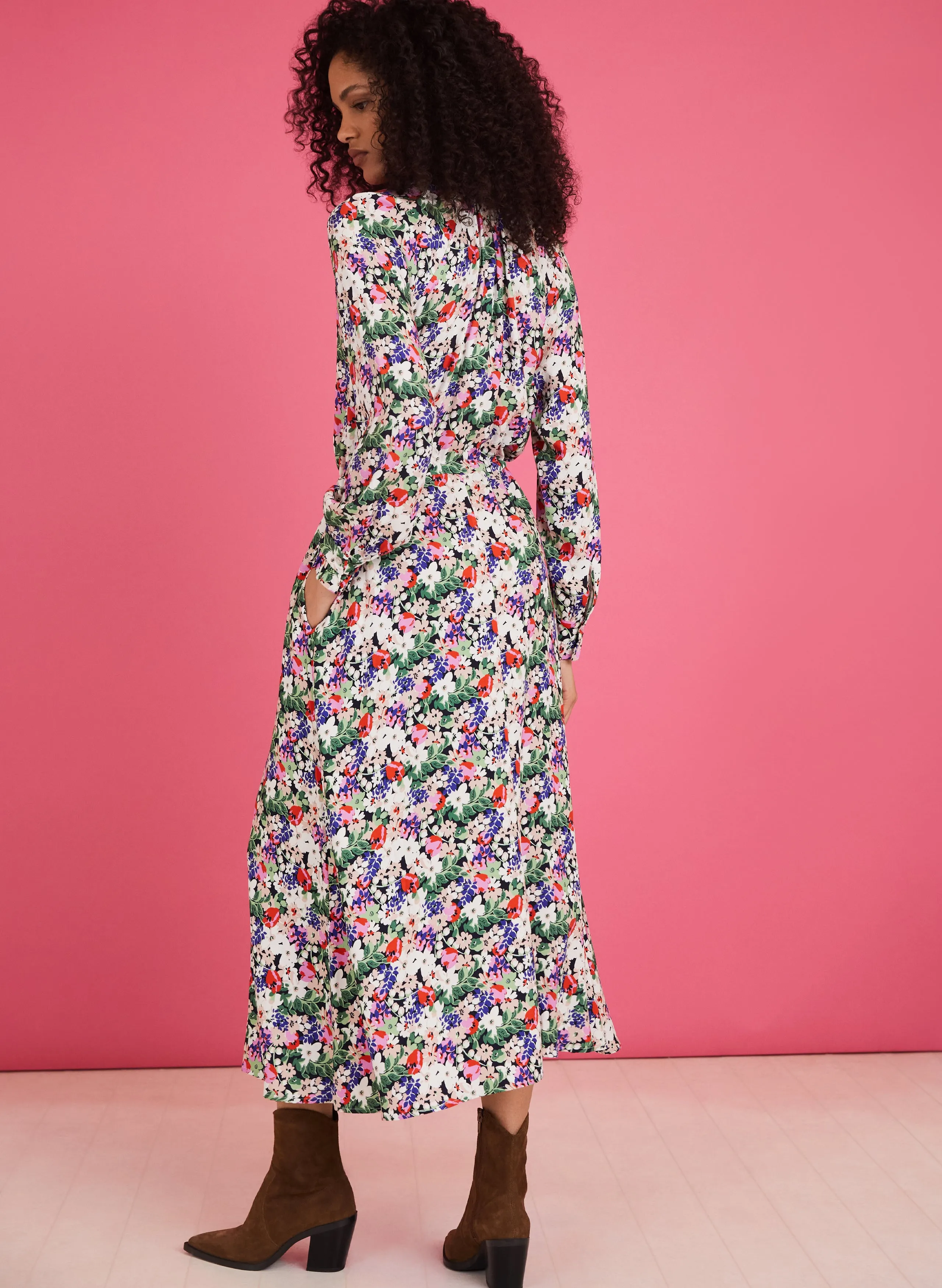 RENT - Luna Midi Dress with Livaeco