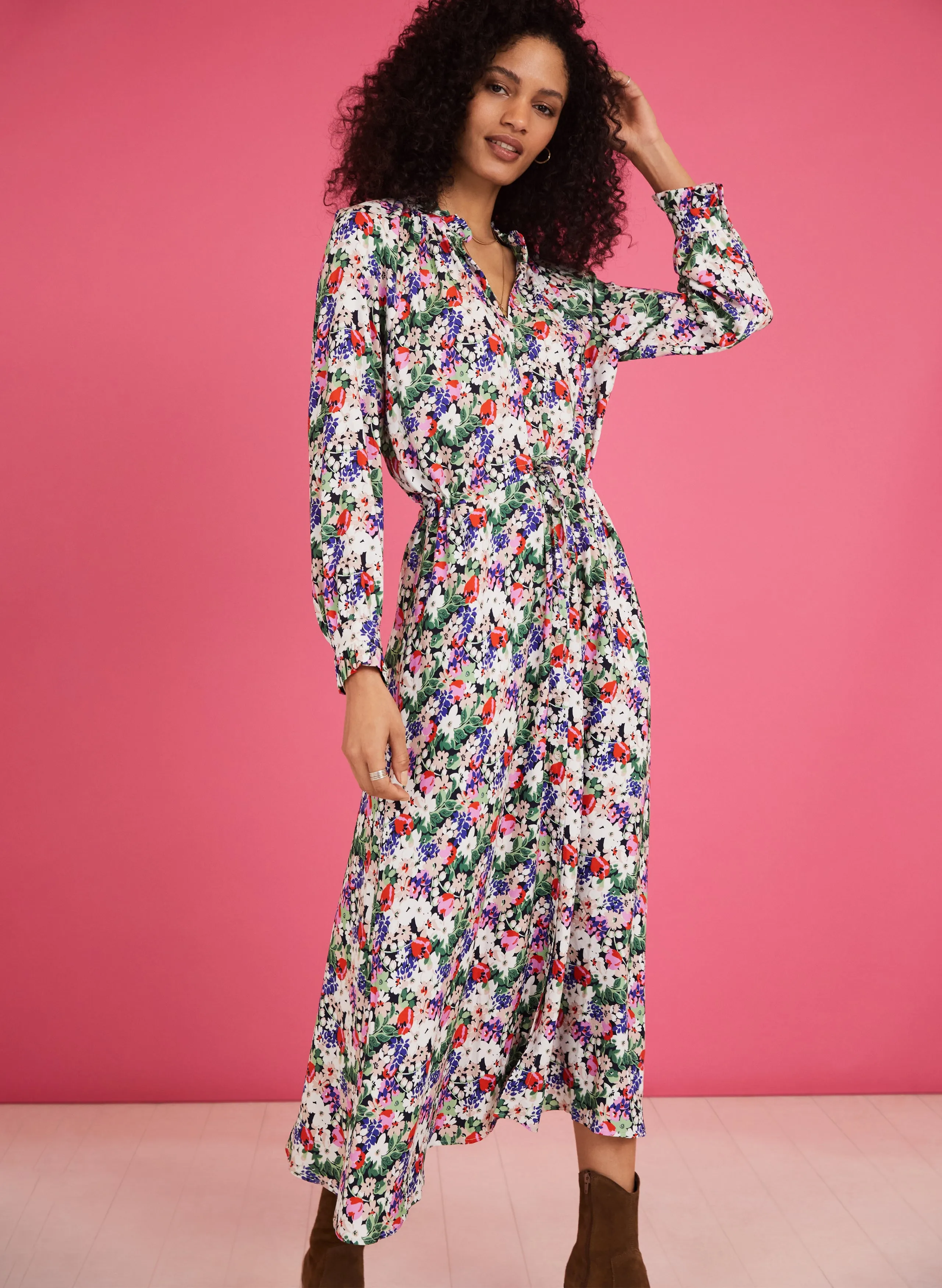 RENT - Luna Midi Dress with Livaeco