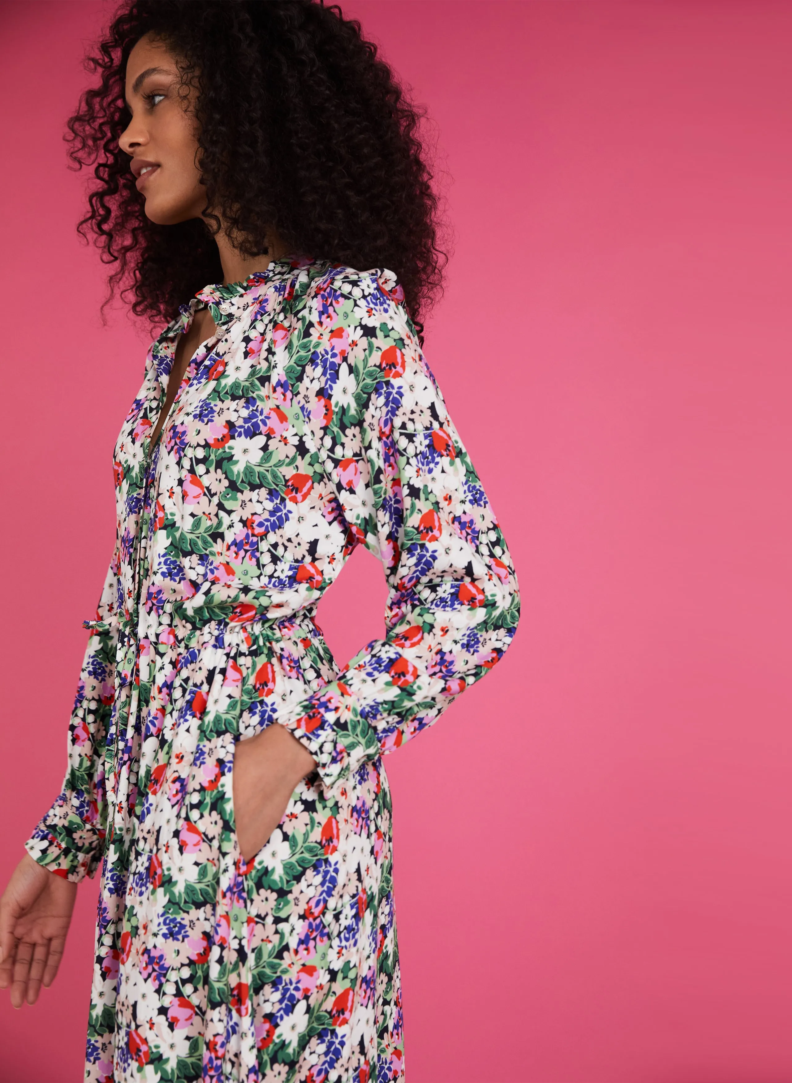 RENT - Luna Midi Dress with Livaeco