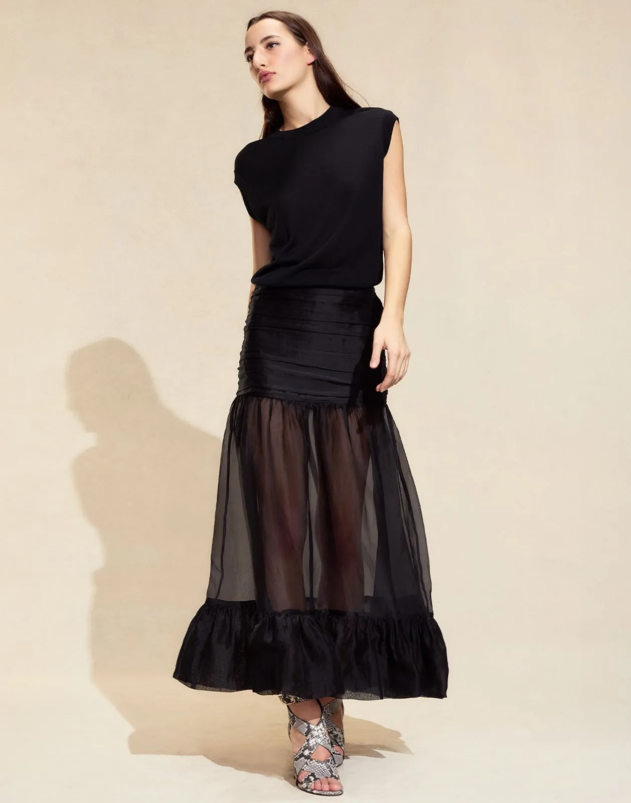 Serafina Silk Skirt