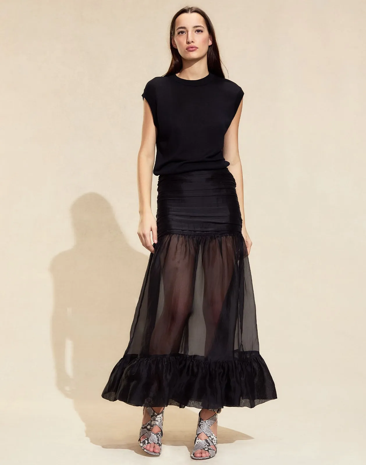 Serafina Silk Skirt