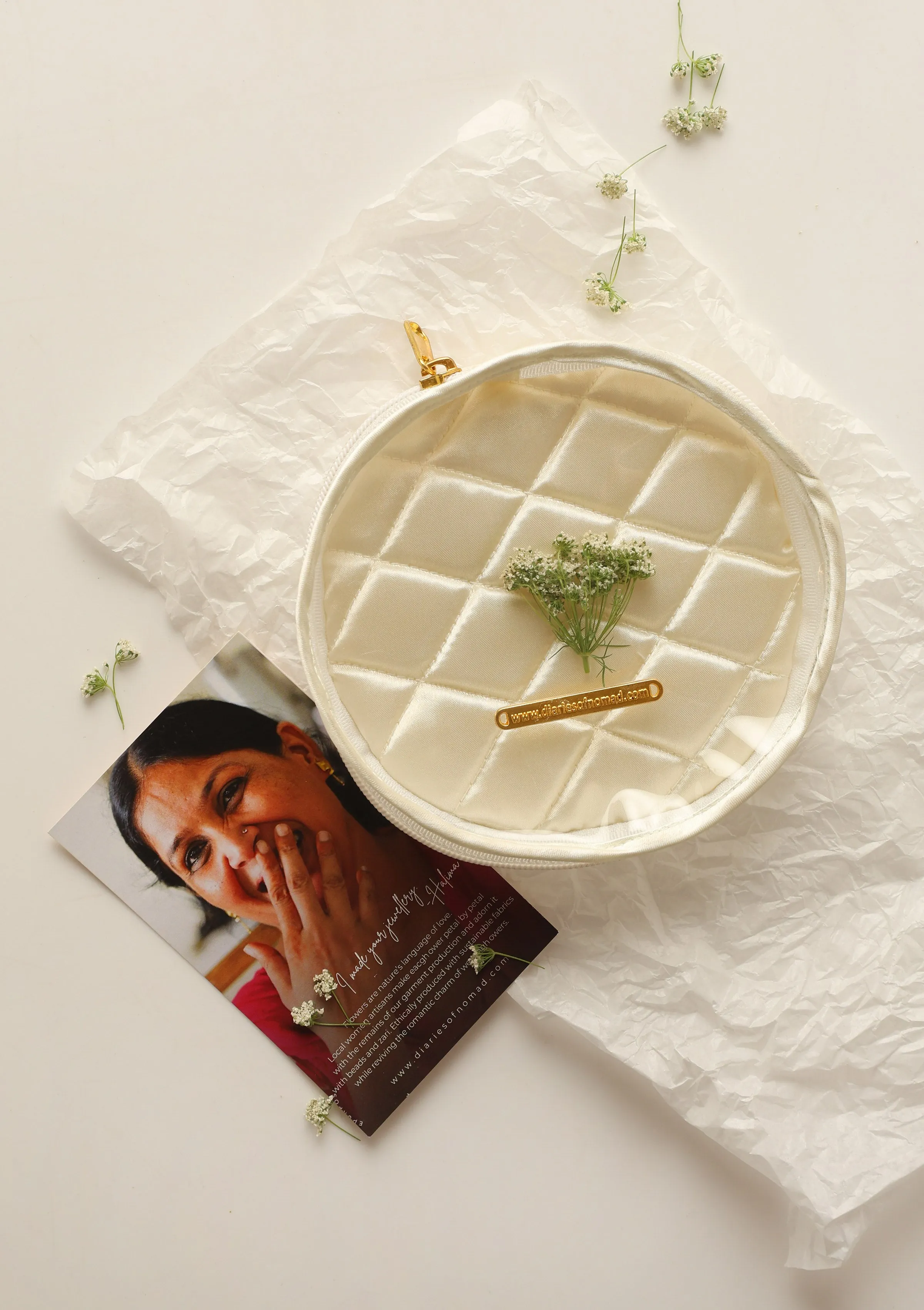 Shehnaai Yellow Flower Hair Accessory