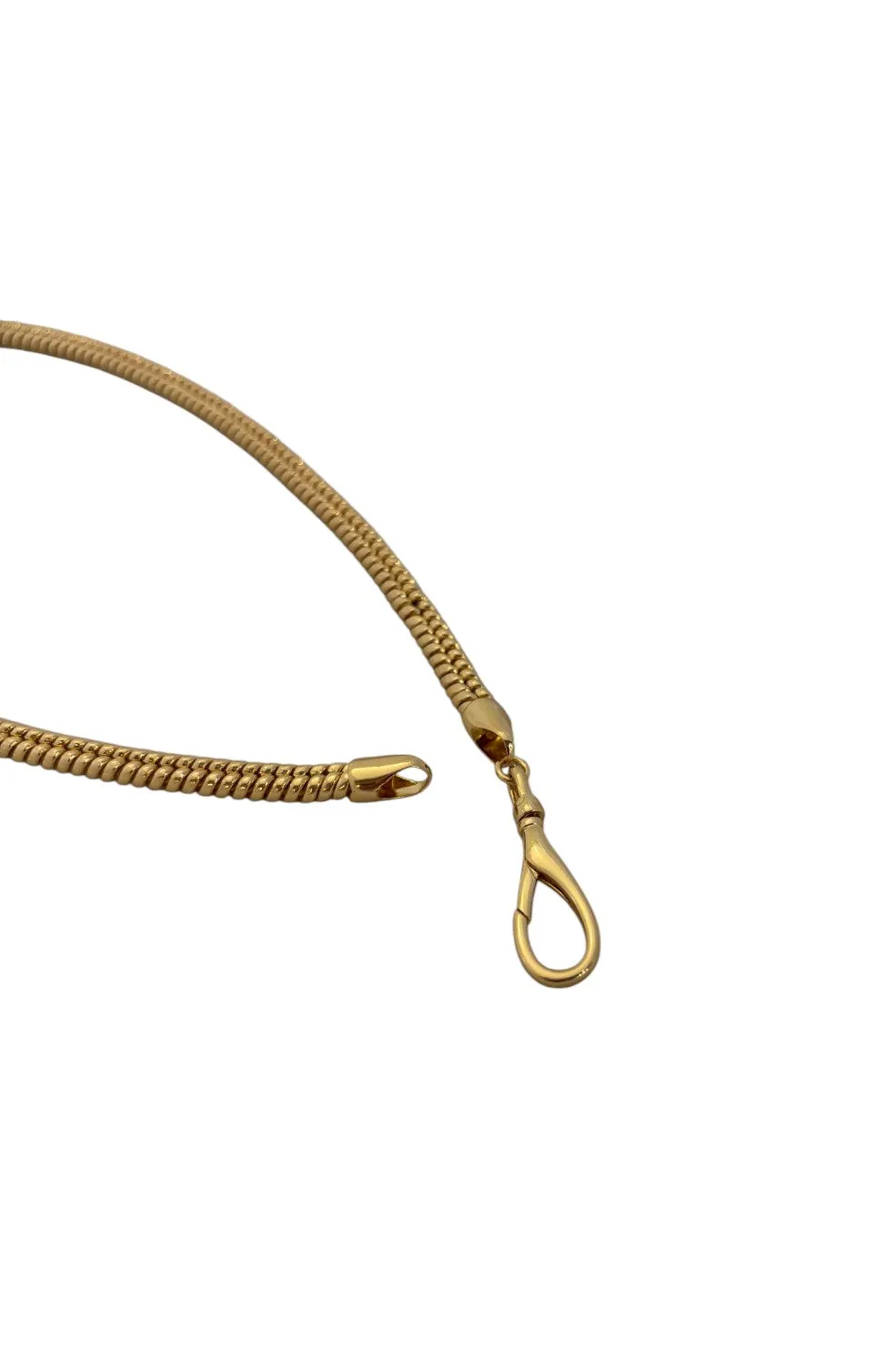 Snake Chain With XL Lobster Clasp - Gold