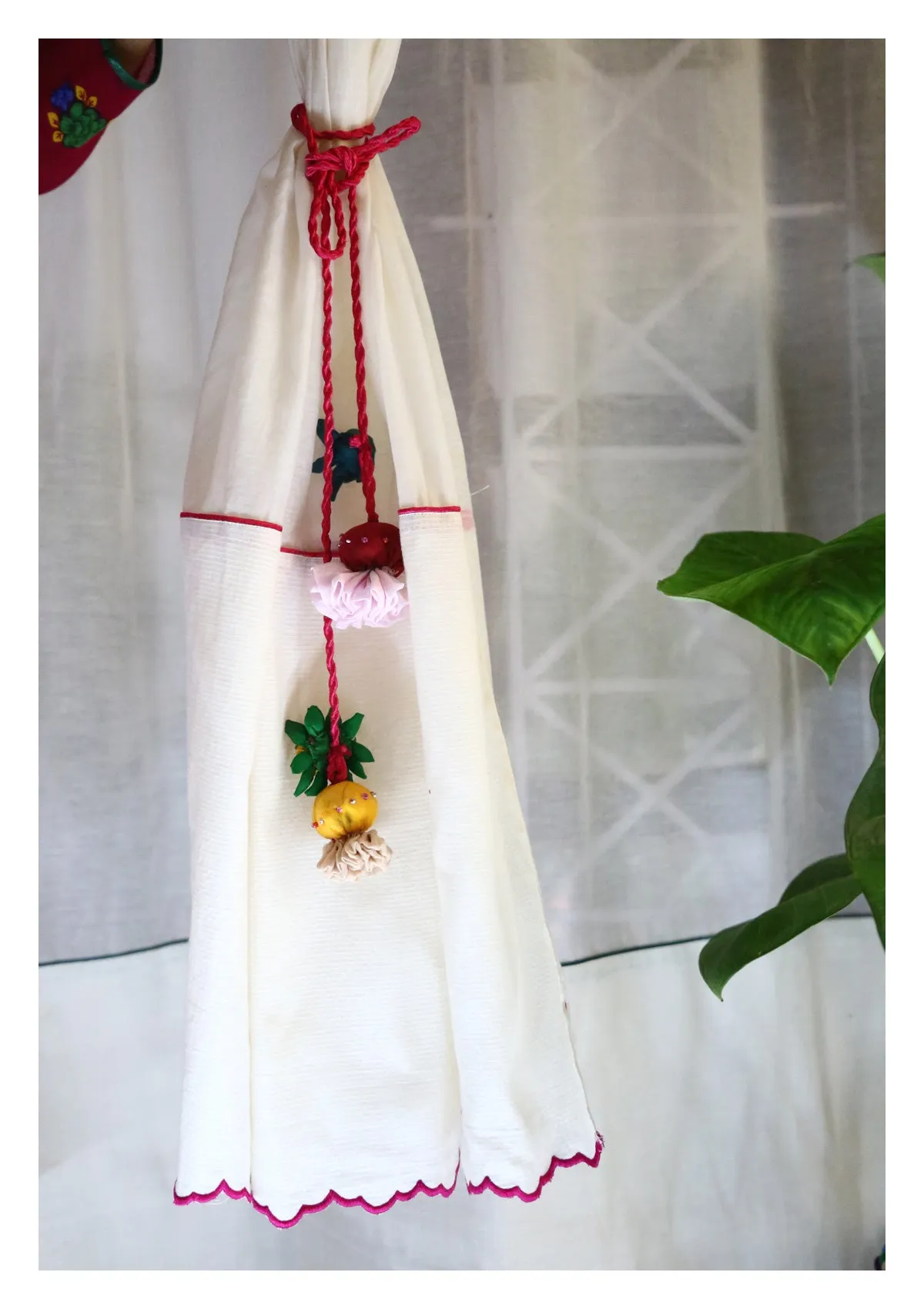 Sravana Off-White Sheer Curtain