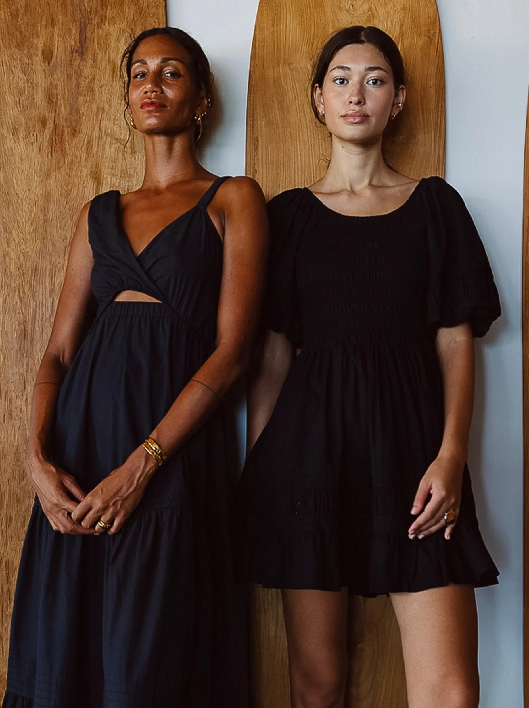 Stasia Mini Dress - Black