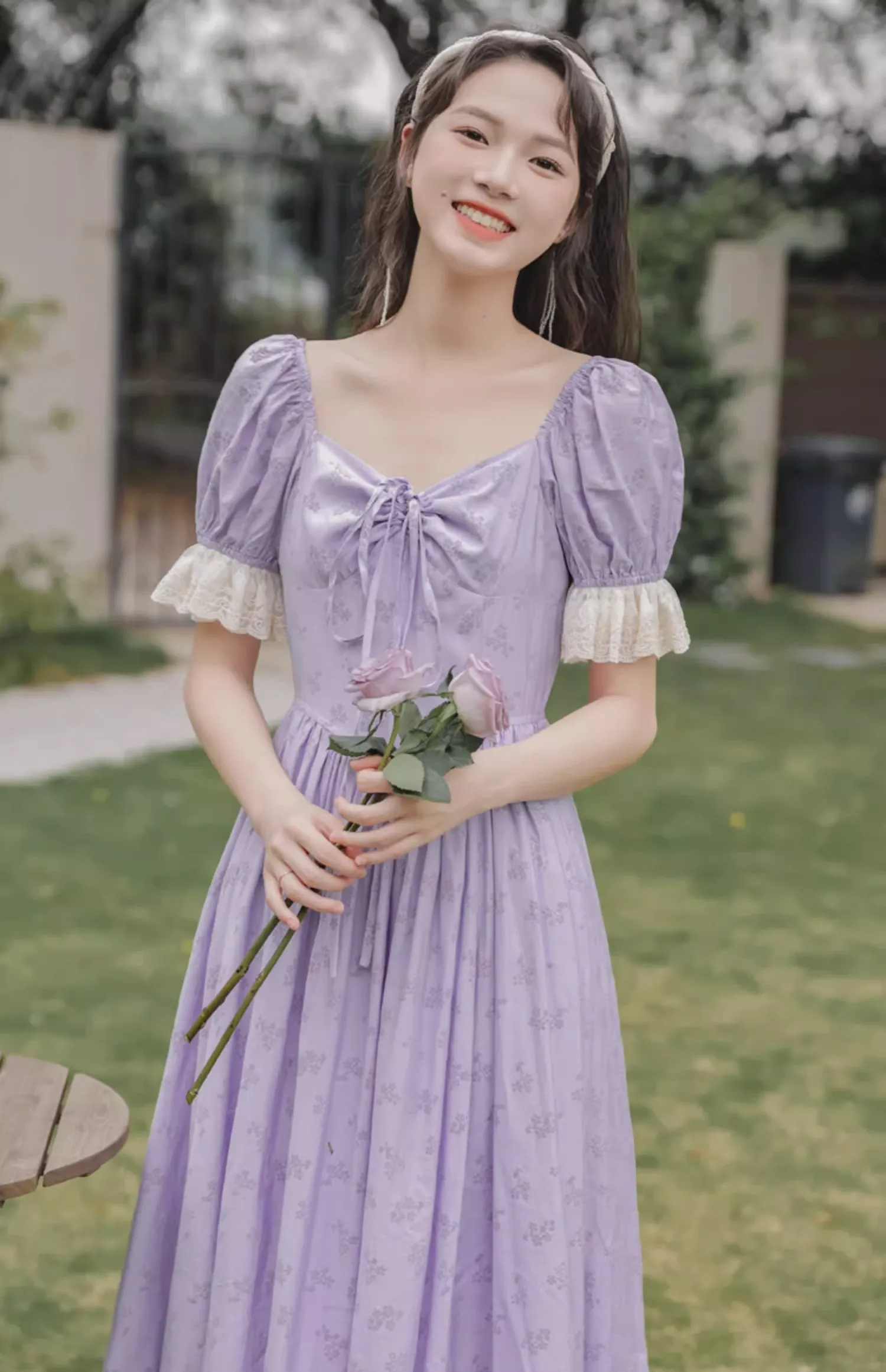 Tangled Twine Midi Dress (Lavender)