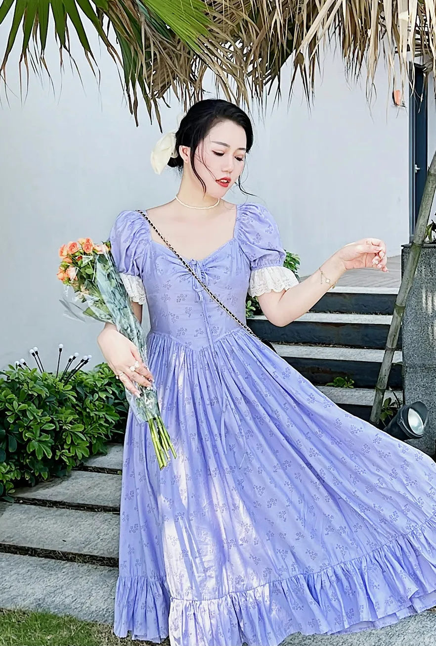 Tangled Twine Midi Dress (Lavender)