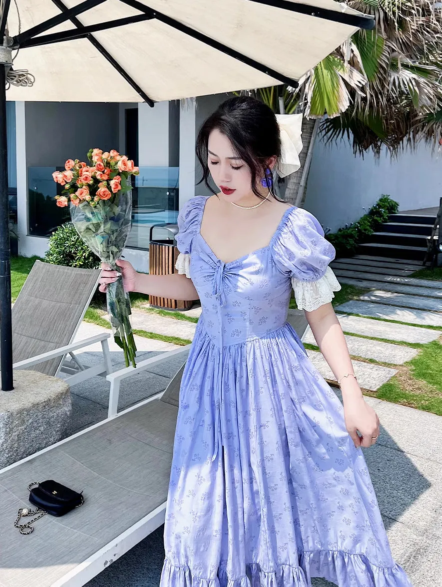 Tangled Twine Midi Dress (Lavender)