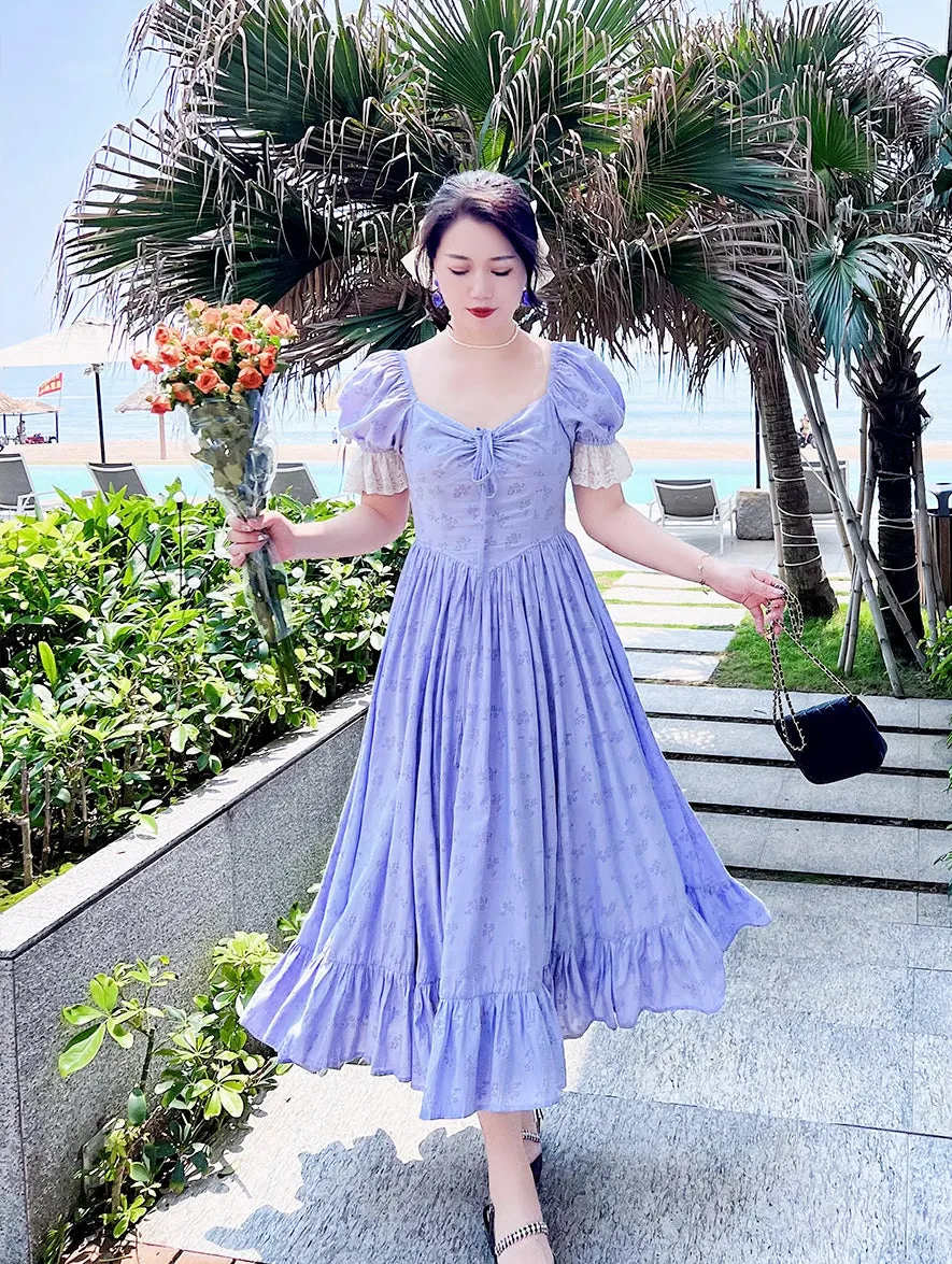 Tangled Twine Midi Dress (Lavender)